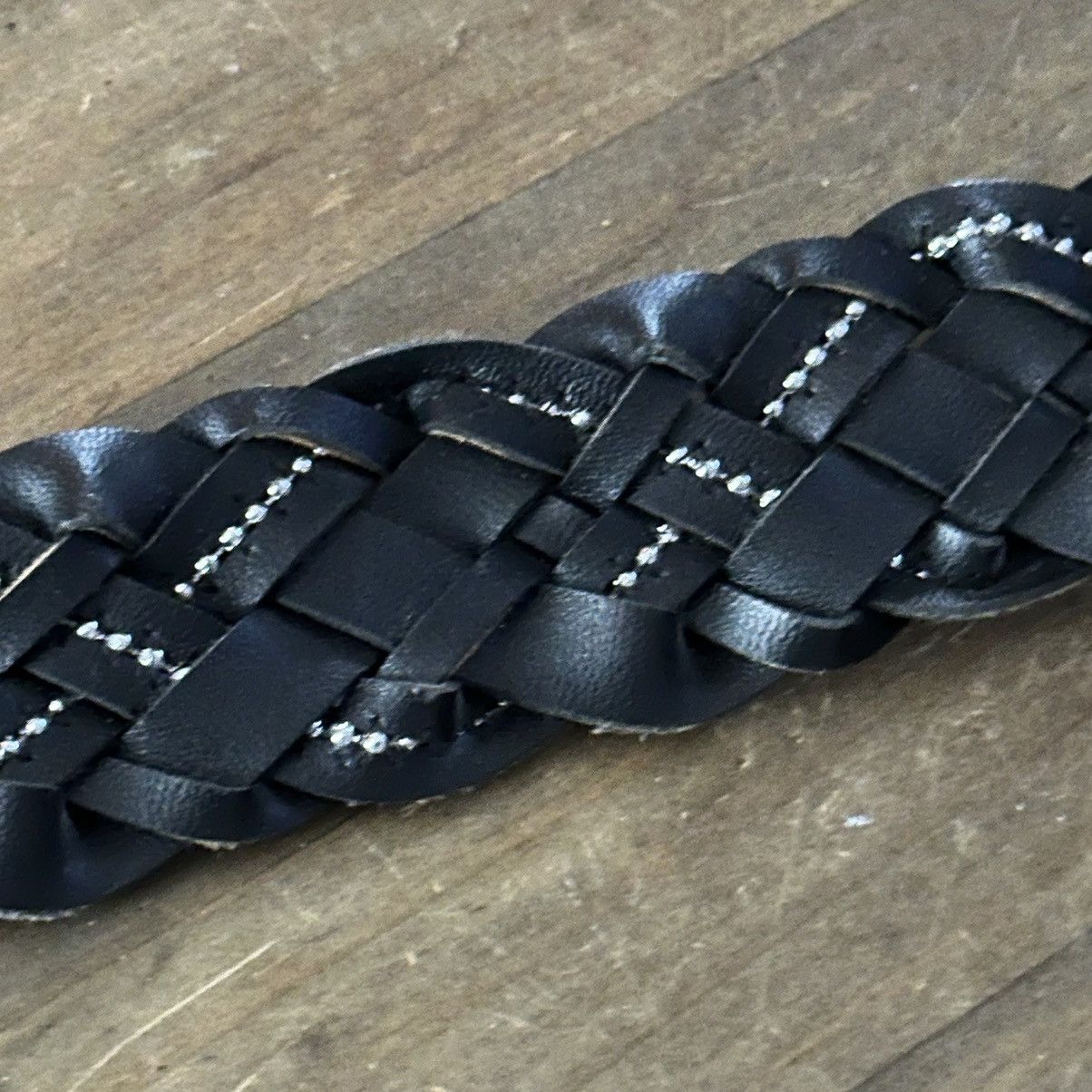 Other Reversible braided leather belt Size ONE SIZE - 3 Thumbnail