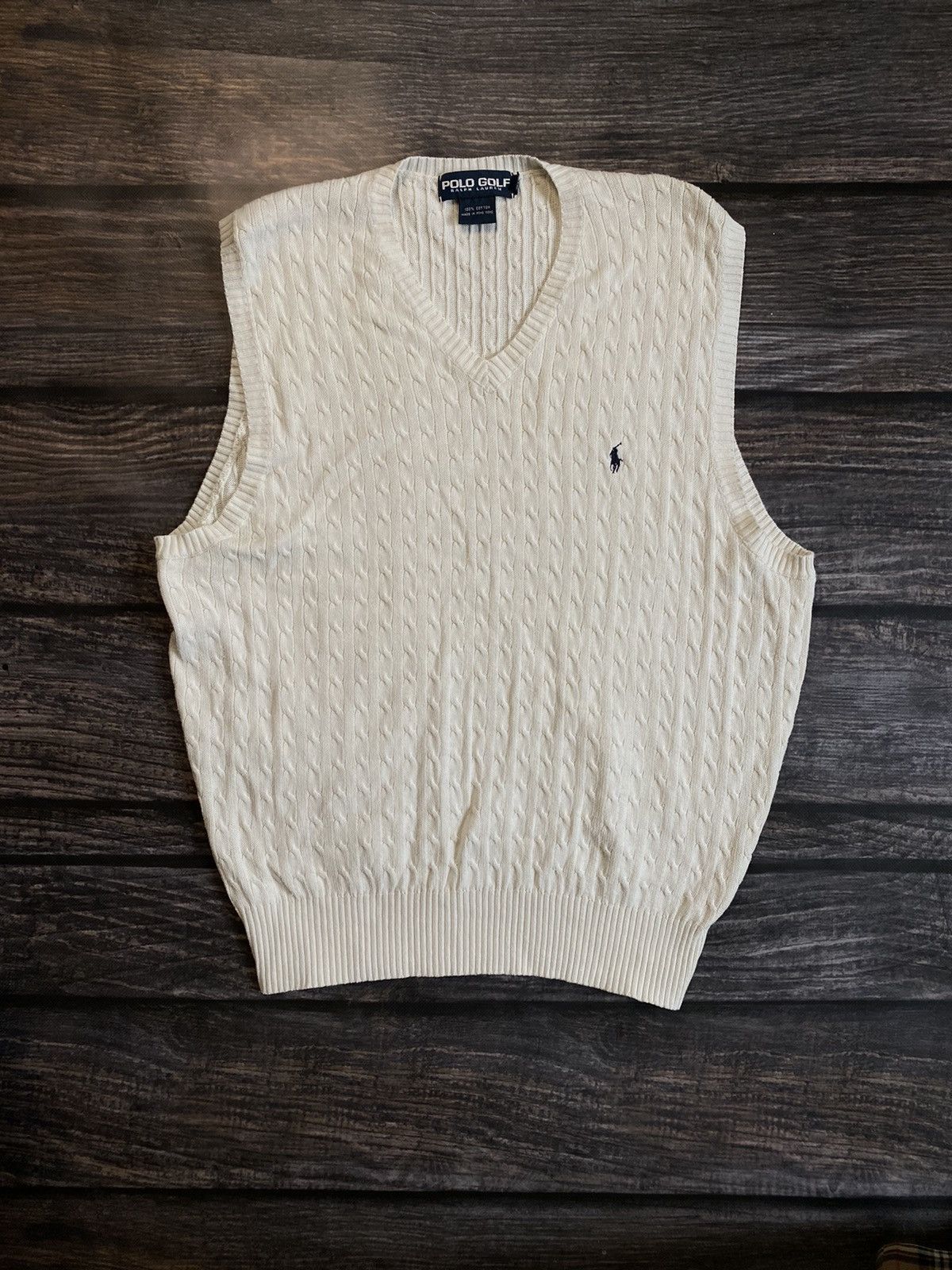 Polo Ralph Lauren × Vintage ⚡️RAPLH LAURENT KNITED VEST SWEATER Size US L / EU 52-54 / 3 - 1 Thumbnail