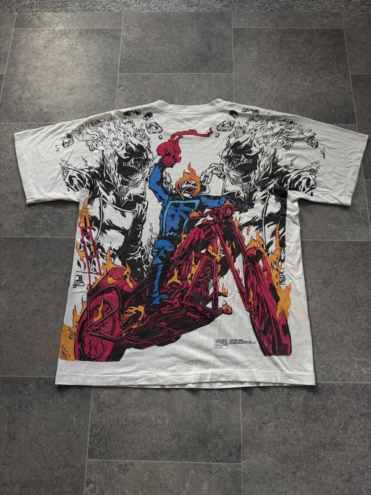 Marvel Comics Ghost Rider Vintage Marvel Fruit of the Loom L OVP t shirt Size US L / EU 52-54 / 3 - 3 Thumbnail