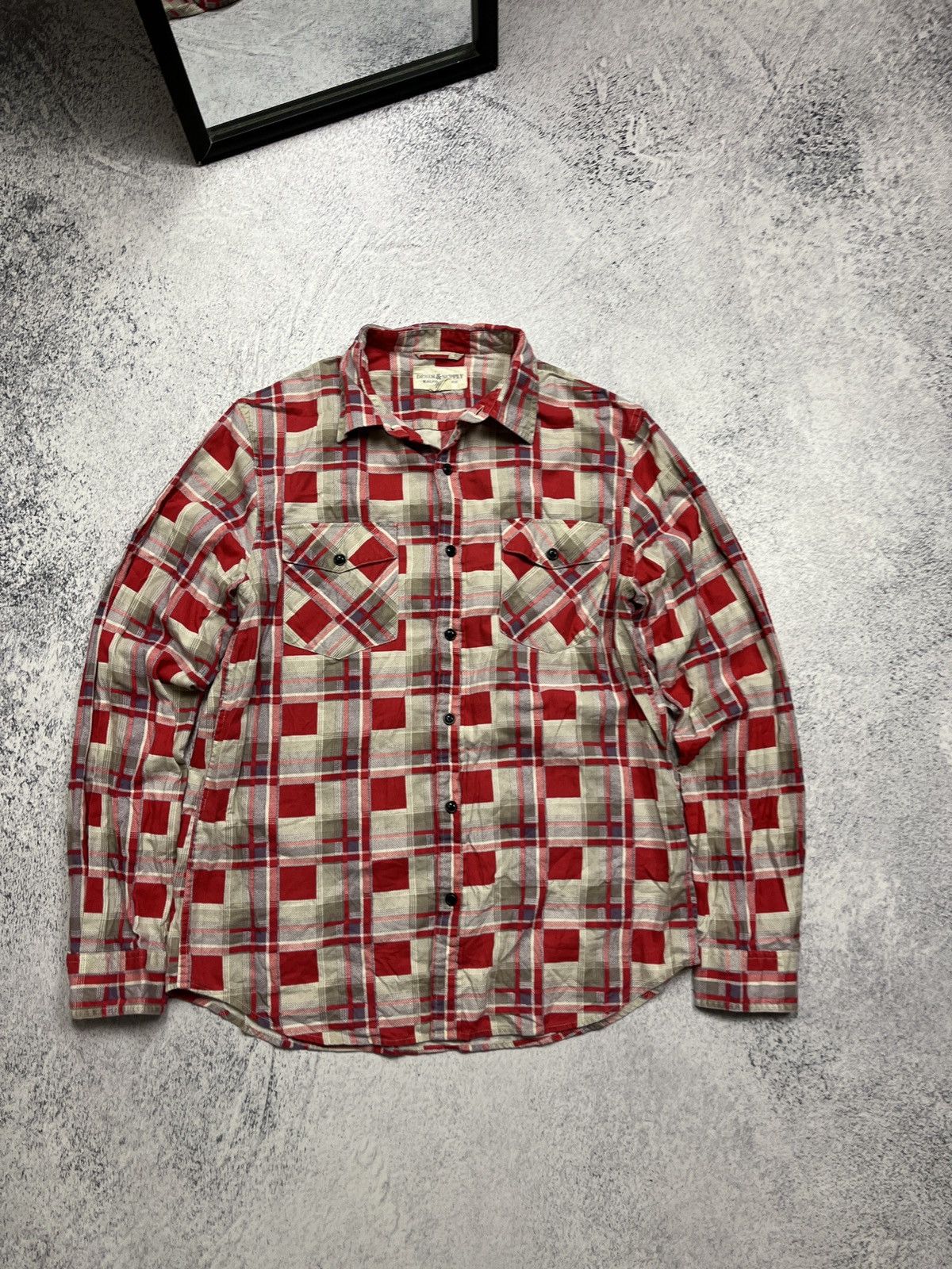 Polo Ralph Lauren Denim Supply Ralph Lauren Plaid Vintage Button Up Shirt Size US L / EU 52-54 / 3 - 1 Thumbnail