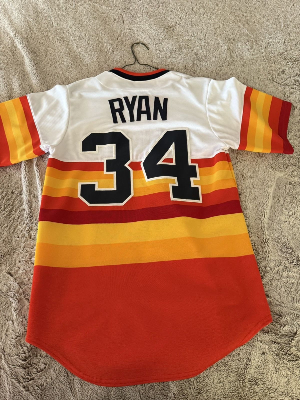 Majestic Nolan Ryan Tequila Sunrise Jersey Size US S / EU 44-46 / 1 - 1 Thumbnail
