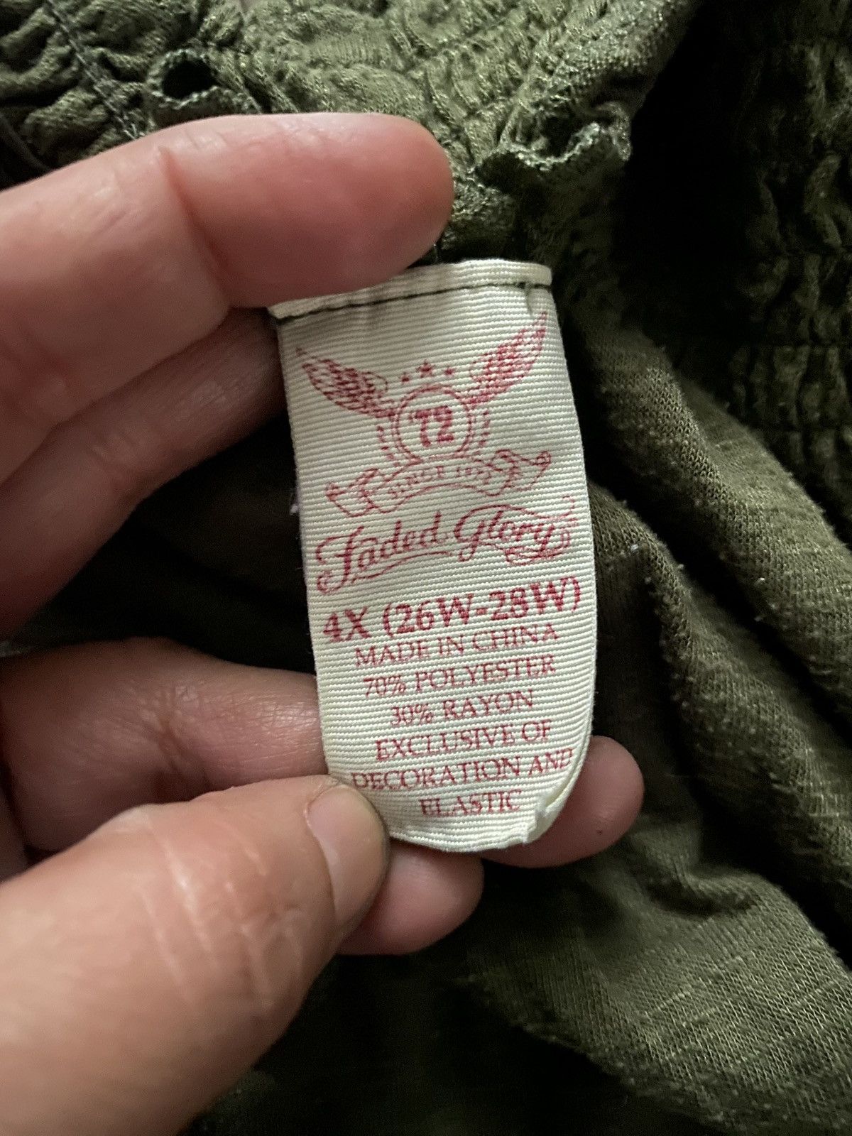 Vintage faded glory (Size: 4x) Size 4XL / US 24-26 - 2 Thumbnail