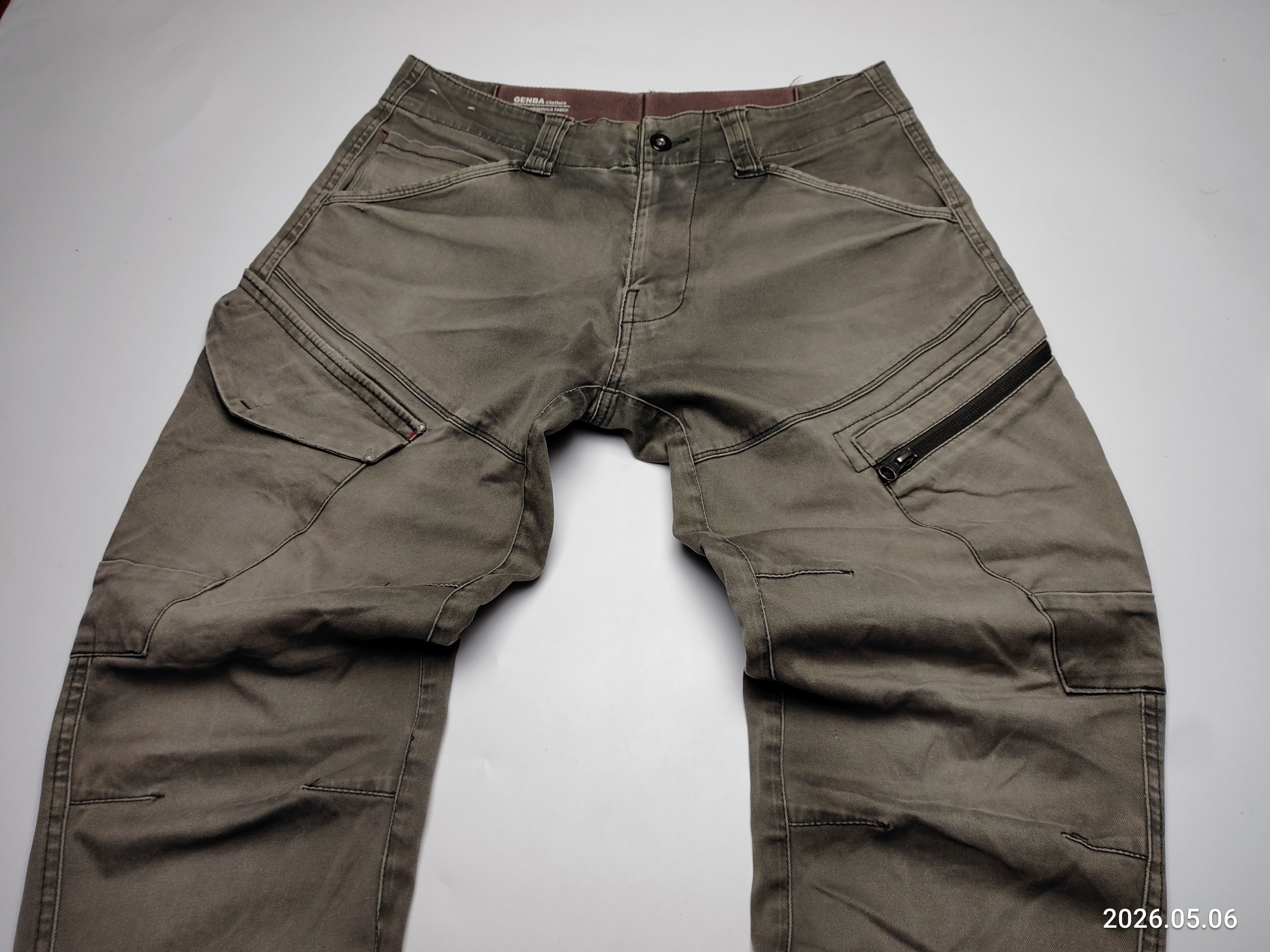 Japanese Brand GENBA XEBEC Faded Vintage Work Wear Pants Size US 30 / EU 46 - 2 Thumbnail