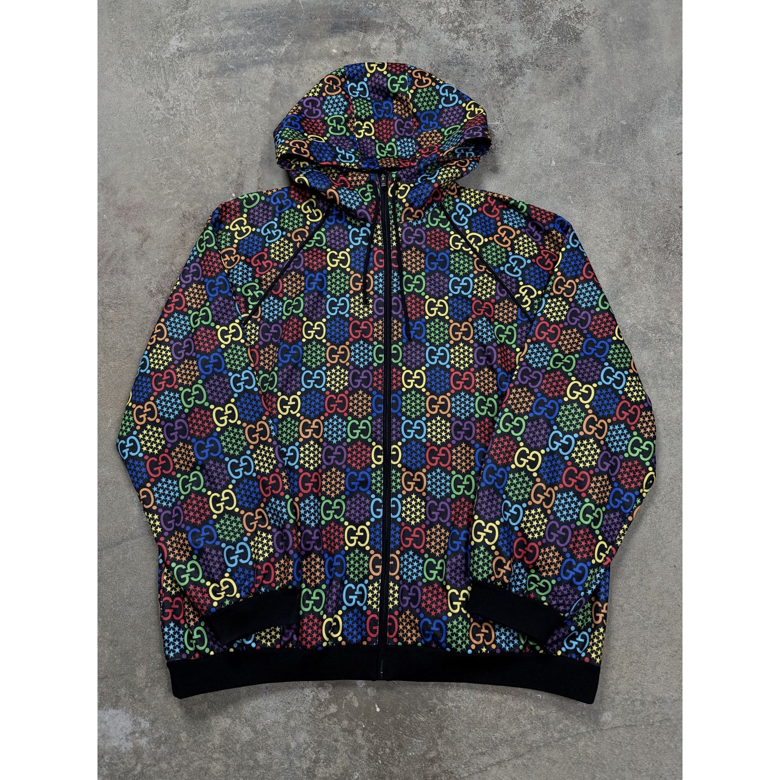 Gucci Gucci Multi Monogram All Over Zip Up New XXL With Tags Size US XXL / EU 58 / 5 - 1 Thumbnail