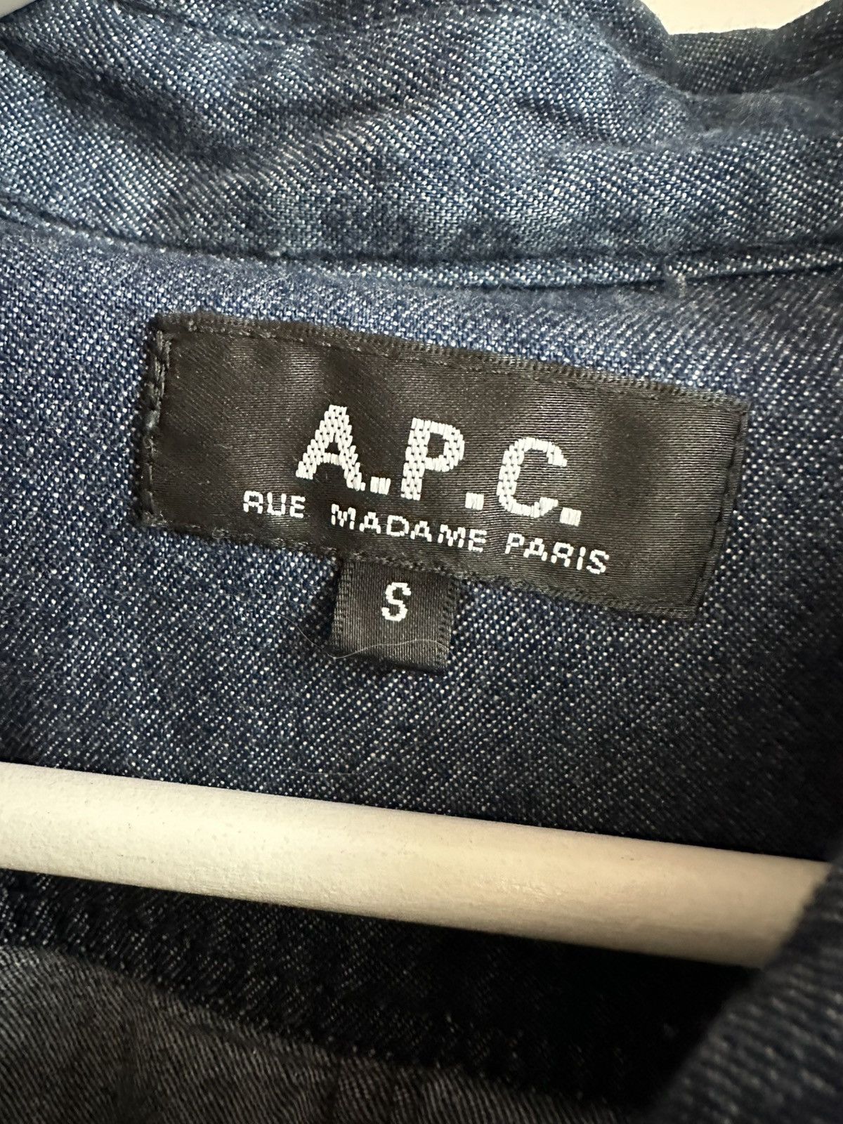A.P.C. APC Denim shirt with shoulder detail Size US S / EU 44-46 / 1 - 5 Thumbnail