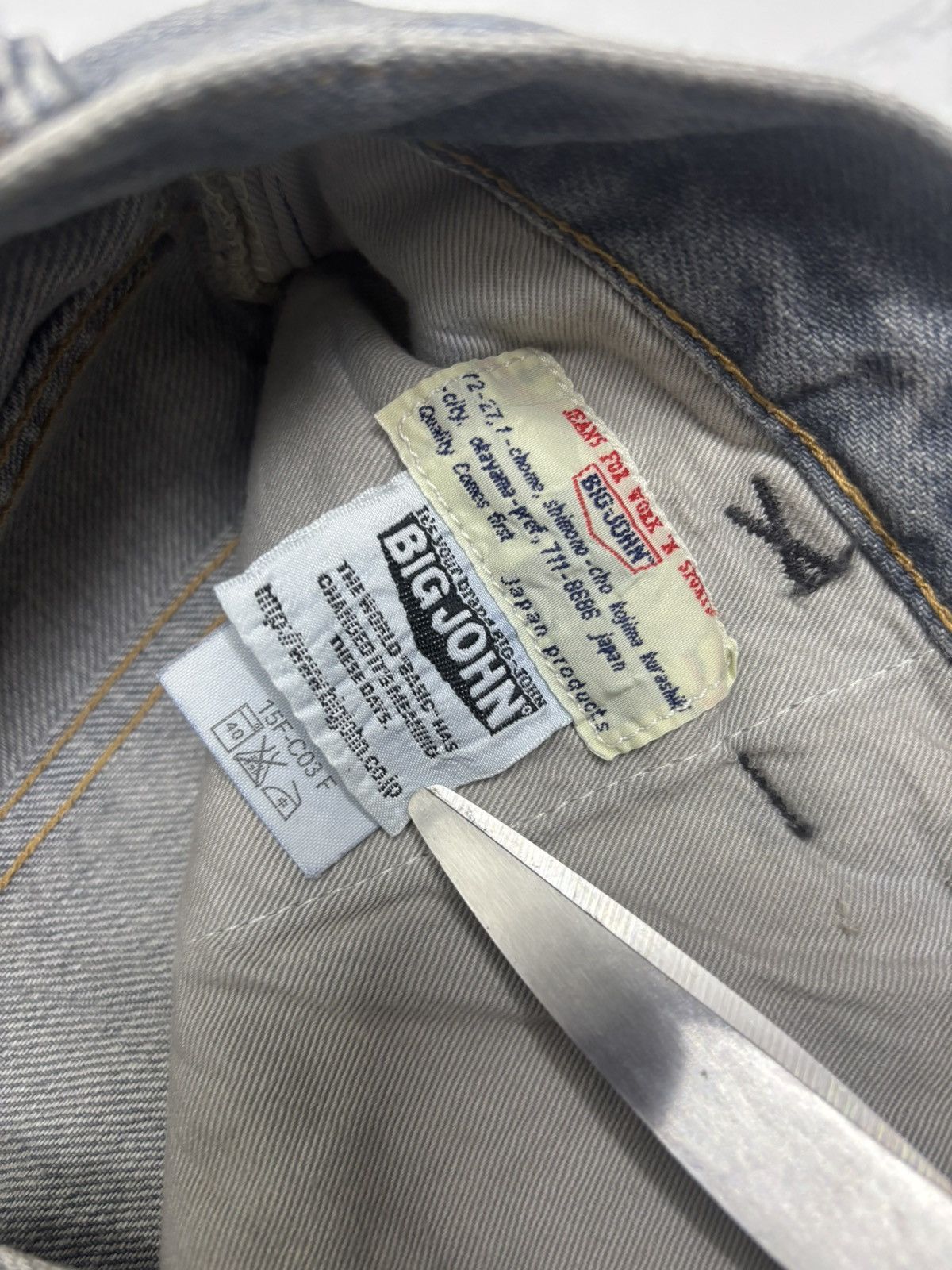 Hysteric Glamour × If Six Was Nine × Kapital RARE VINTAGE JAPANESE DENIM BIG JOHN FADED GREY JEANS Size US 32 / EU 48 - 14 Thumbnail