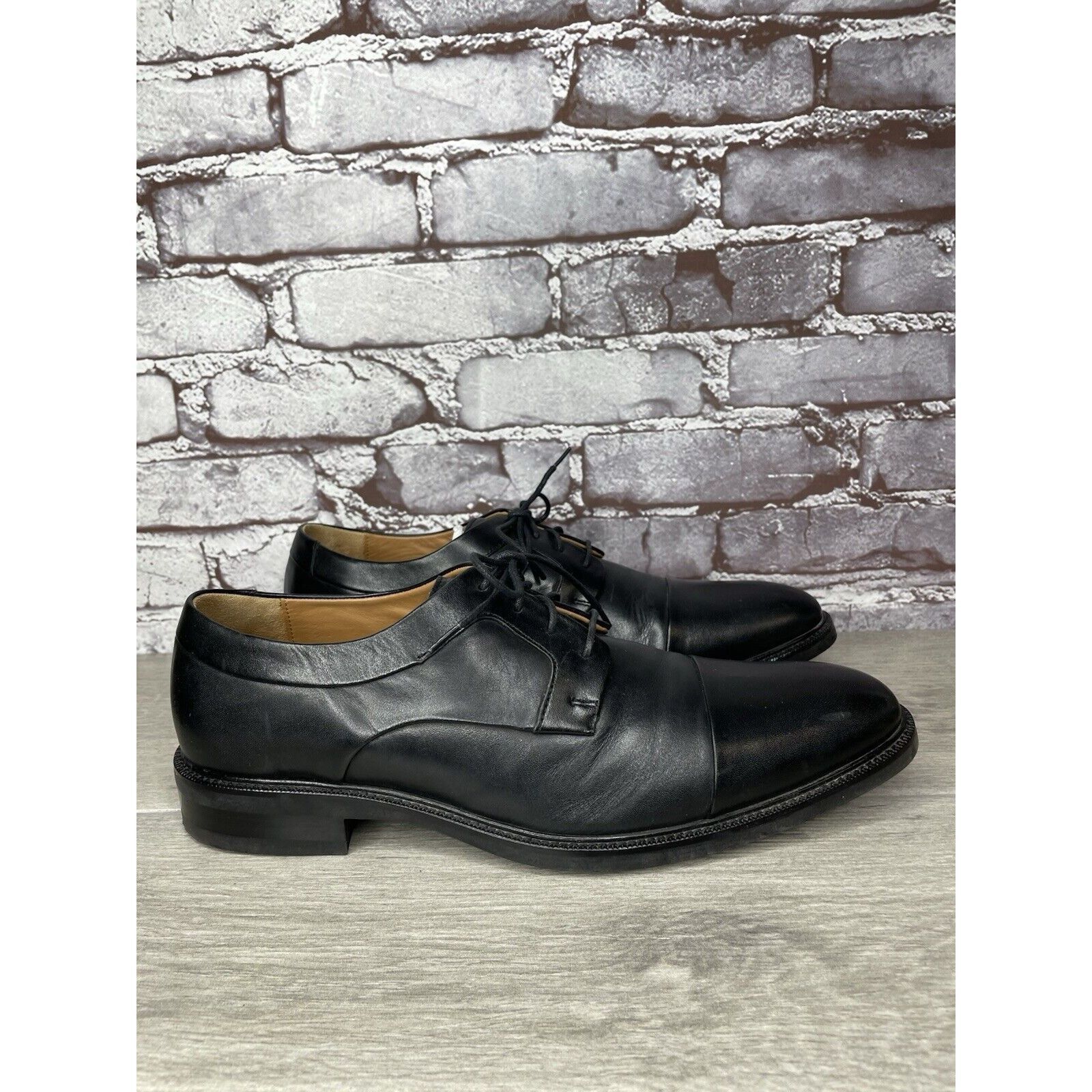Cole Haan Cole Haan 1928 Black Leather Cap Toe Oxfords Casual Shoes Me Size US 9.5 / EU 42-43 - 1 Thumbnail