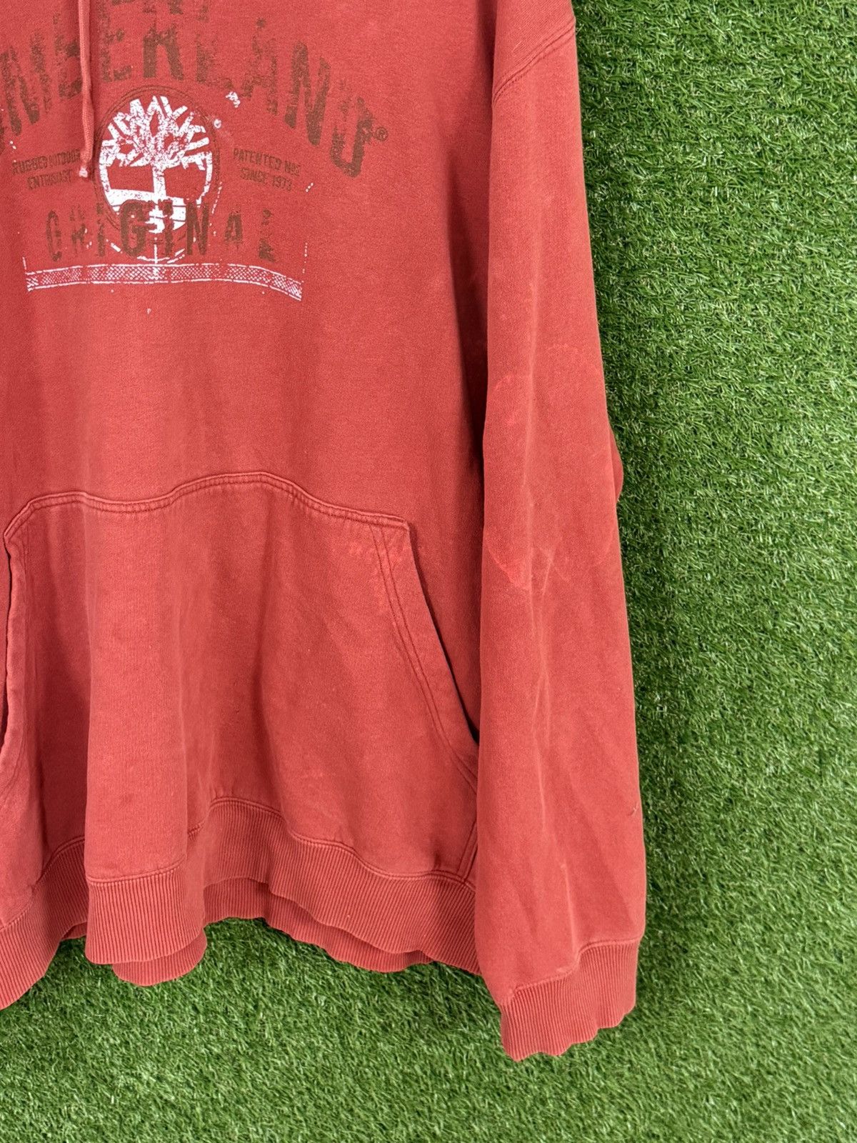 Timberland Timberland Brick Paint Tree Logo Hoodie Sweatshirt XXL 2XL Size US XXL / EU 58 / 5 - 3 Thumbnail