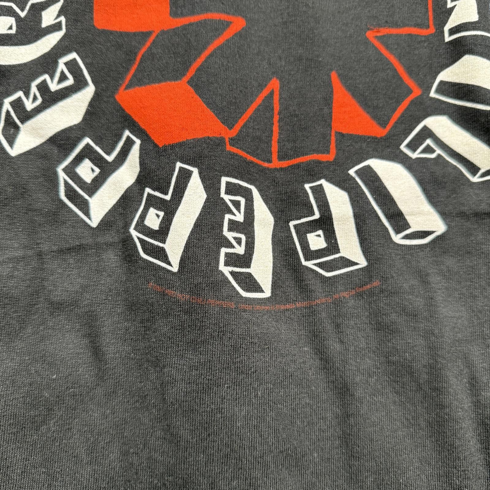 Hanes Red Hot Chili Peppers Logo Black Graphic T-Shirt Size US S / EU 44-46 / 1 - 2 Thumbnail