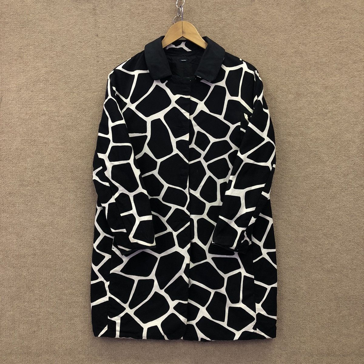 Max Mara S'Max Mara Monochrome Printed Reversible Vada Coat Size S / US 4 / IT 40 - 2 Thumbnail
