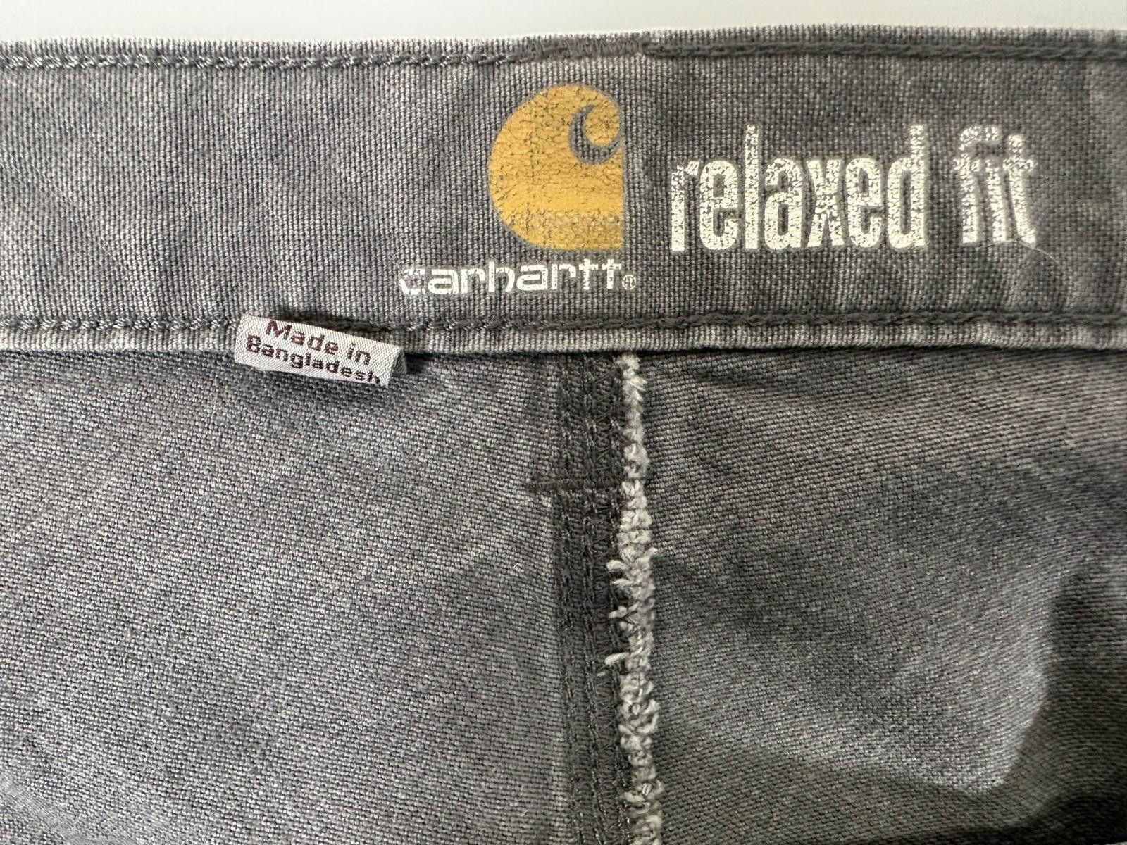 Carhartt Carhartt Men's 42/32 Gray Relaxed Fit Cargo Pants Size US 42 / EU 58 - 10 Thumbnail