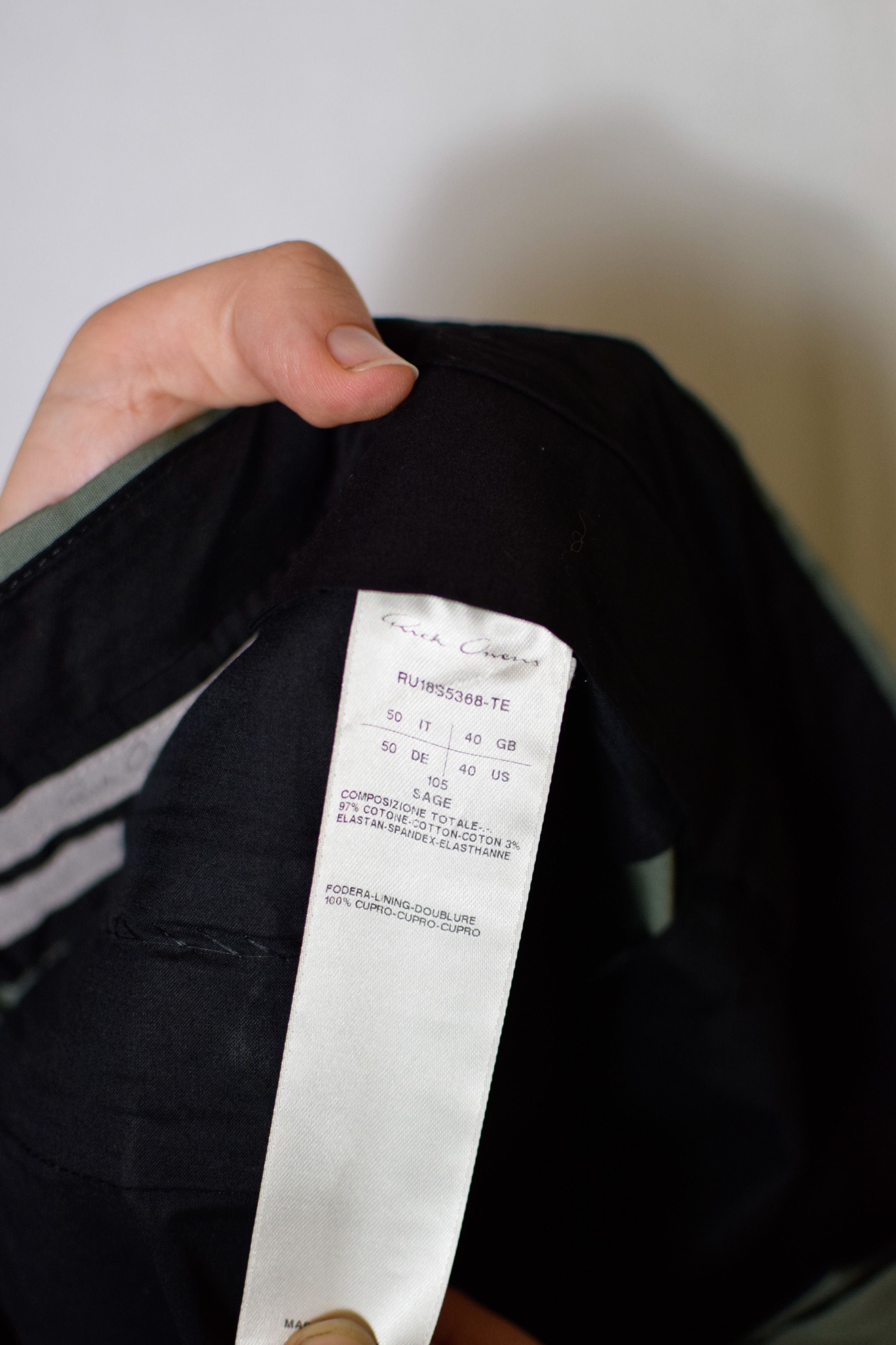 Rick Owens Rick Owens SS18 Dirt Wide Pants - RU18S5368-TE Size US 32 / EU 48 - 9 Thumbnail