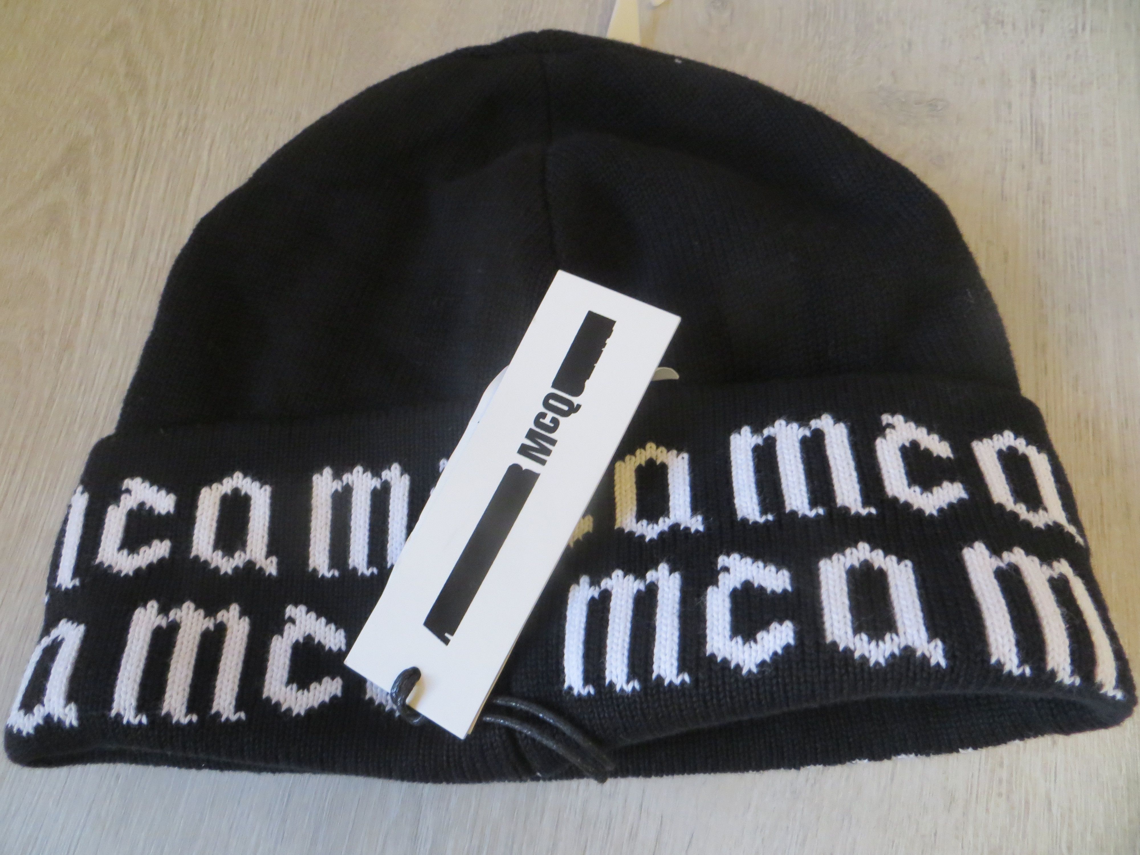 MCQ KNITTED BEANIE HAT Size ONE SIZE - 3 Thumbnail