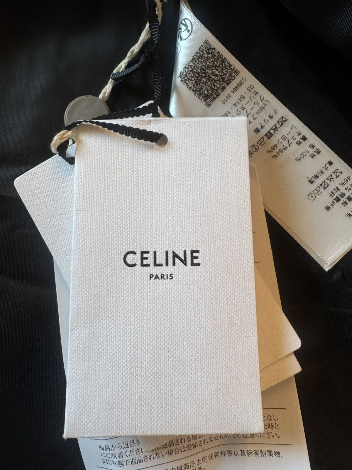 Celine CELINE FW23 Black Wool Chasseur Jacket – Runway Look 40 Size US L / EU 52-54 / 3 - 14 Thumbnail