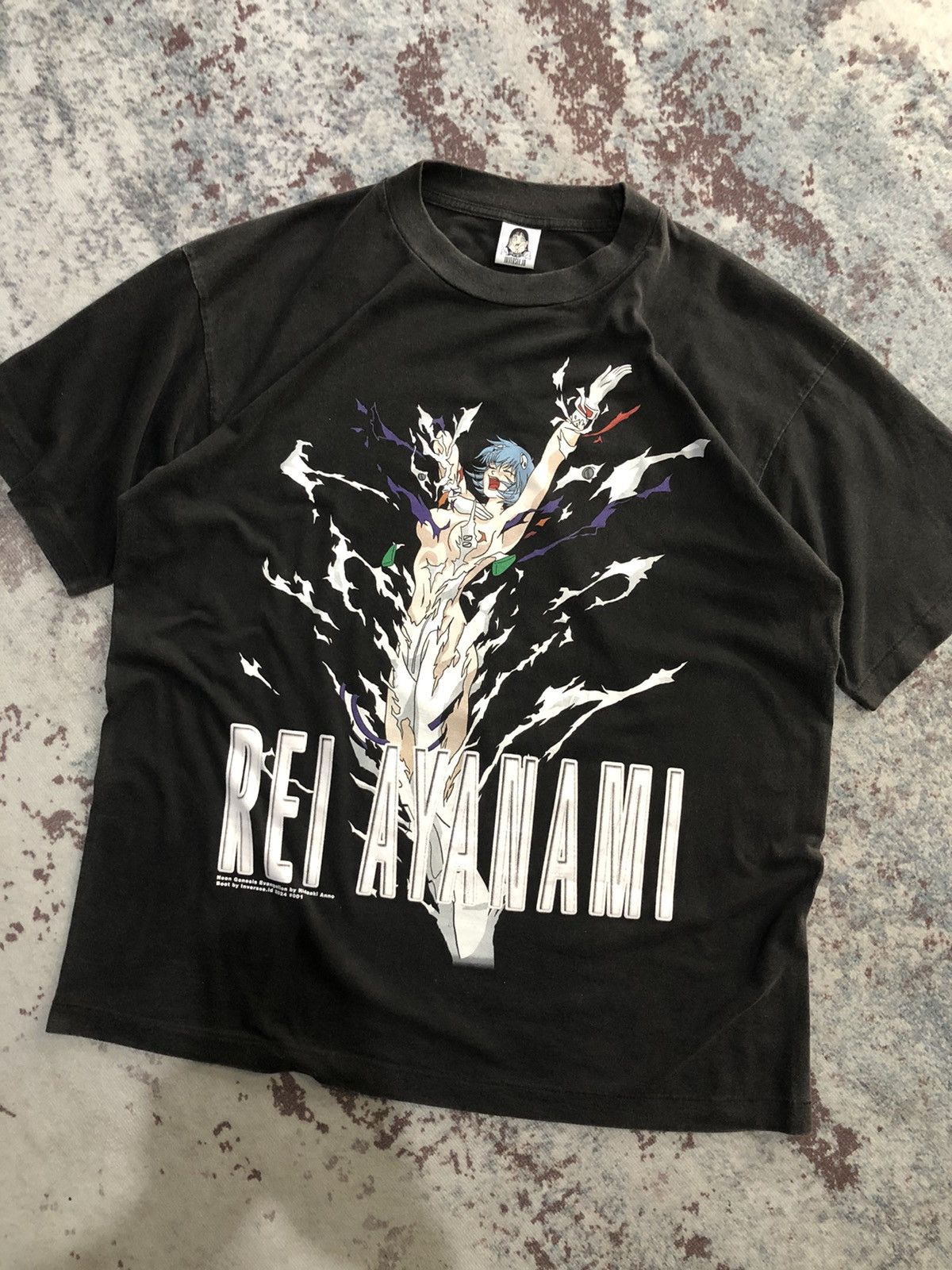 Anime × Vintage Rare Rei Ayanami Anime Tee Japanese Size US XL / EU 56 / 4 - 2 Thumbnail