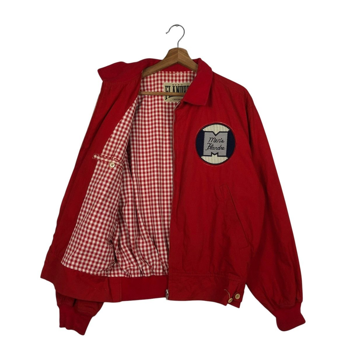 Japanese Brand 🔥RICH RED VINTAGE BOMBER JACKET MEN’S FLANDRE ISSEY MIYAKE Size US M / EU 48-50 / 2 - 13 Thumbnail