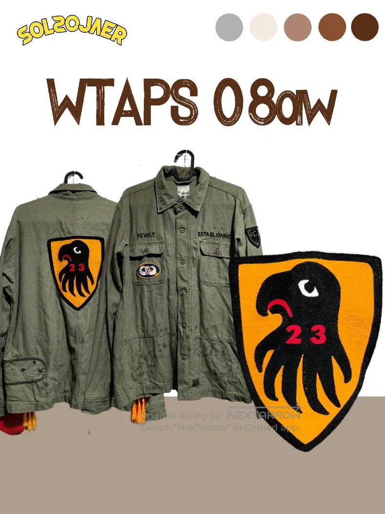 Wtaps Wtaps Oil stain badge two bags of shirts Size US M / EU 48-50 / 2 - 1 Thumbnail