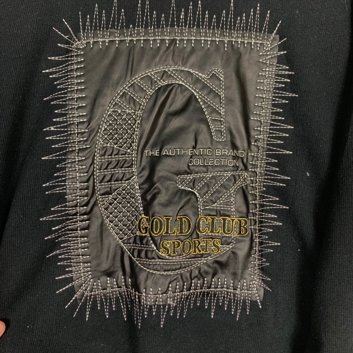 Japanese Brand GOLD CLUB SPORTS Embroidery Big Logo Sweatshirt #0349-C16 Size US M / EU 48-50 / 2 - 11 Thumbnail