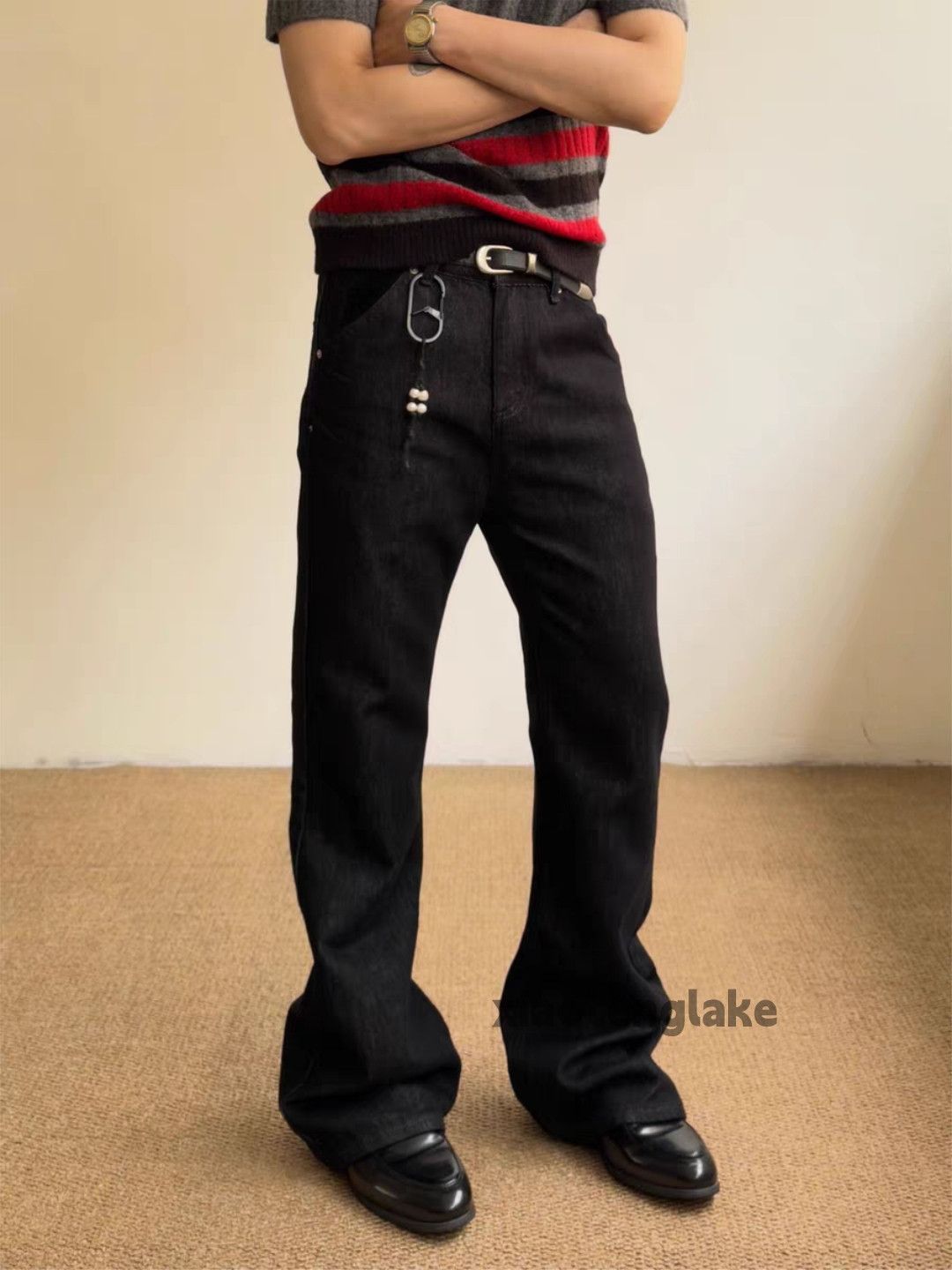 Jean xz junyawatanabe Prada style flared punk denim jeans Size US 33 - 5 Thumbnail
