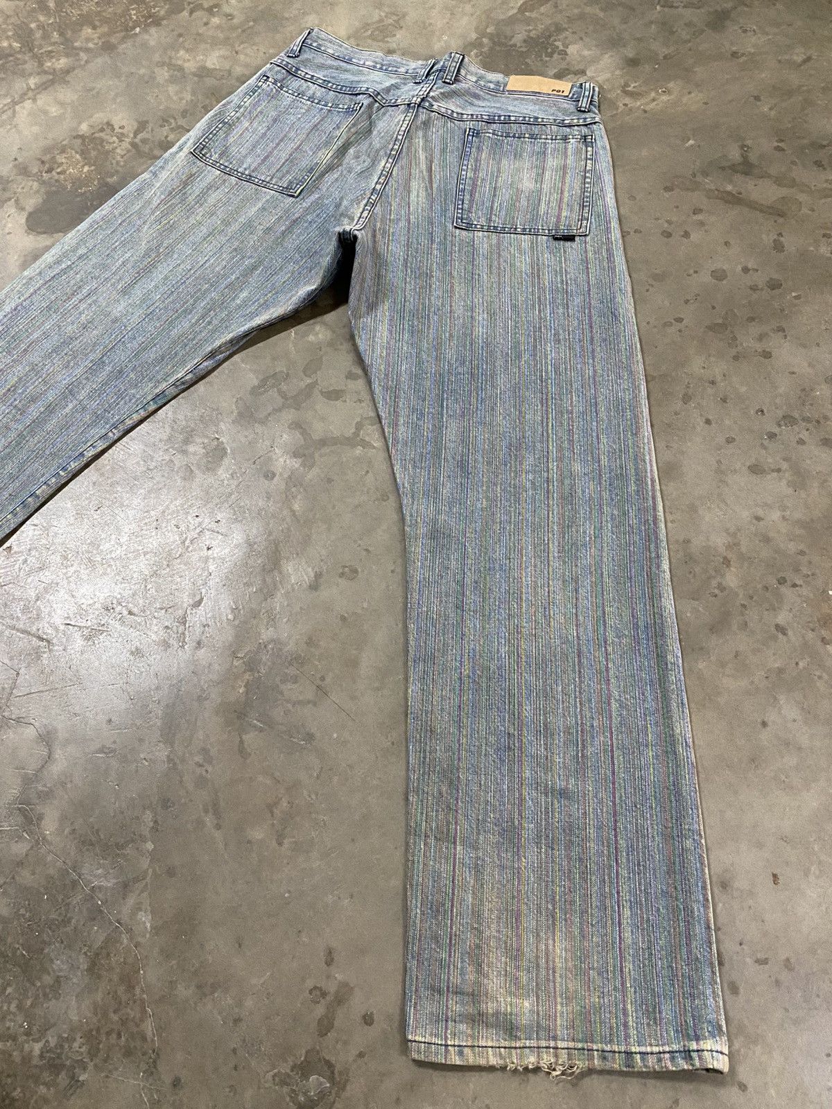 Hysteric Glamour × If Six Was Nine × Tornado Mart Baggy Jeans P01 Multicolour Jeans Thread @243 Size US 32 / EU 48 - 9 Thumbnail