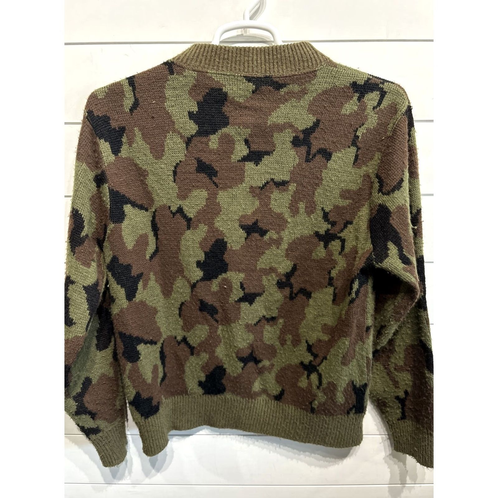 Vintage VINTAGE Randolph Hall Camo Camoflage Wool Knit Hunting Sweater Mens Size M Medium Camouflage 1970s Outdoor Winter Knit Wool Men Size US M / EU 48-50 / 2 - 4 Thumbnail