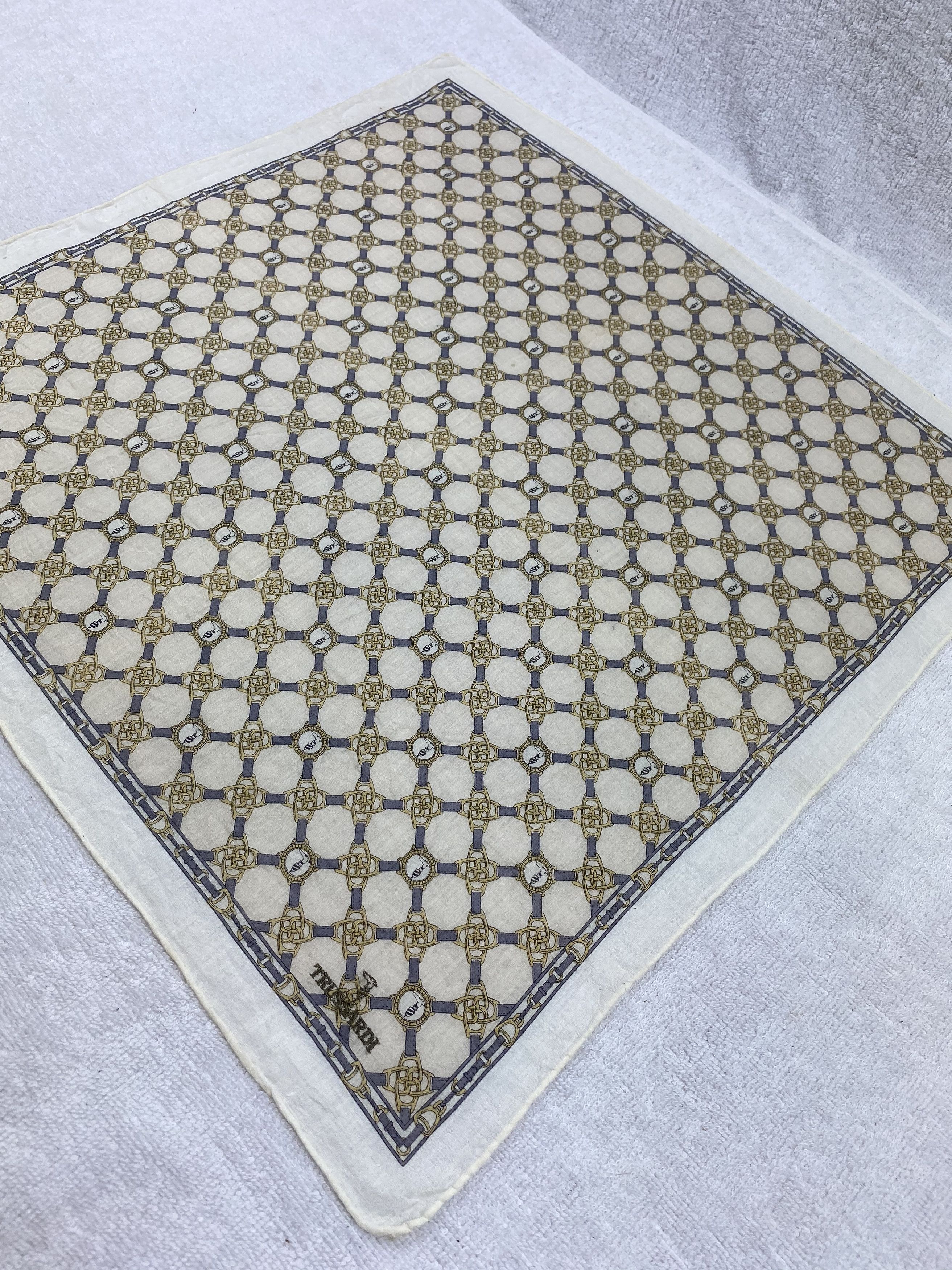 Trussardi × Vintage Trussardi Handkerchief / Bandana / Neckerchief Size ONE SIZE - 4 Thumbnail