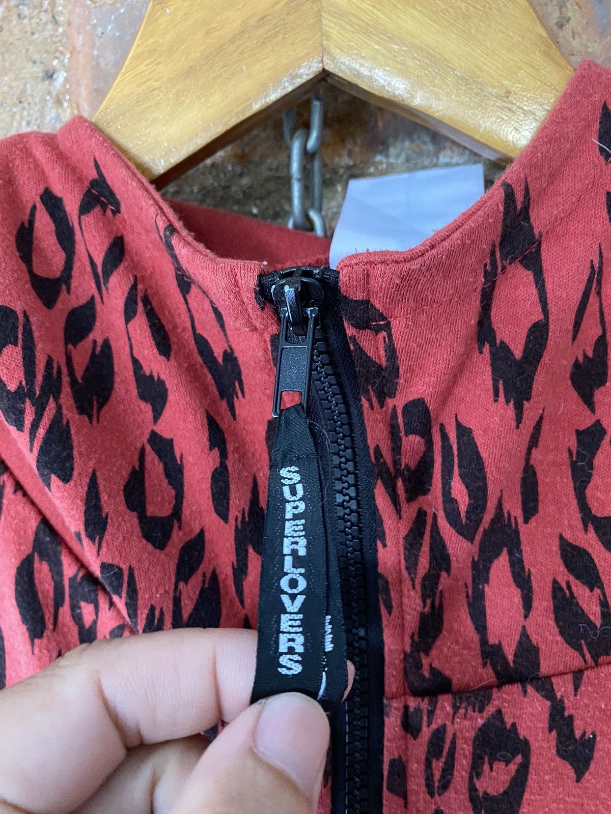 Super Lovers 2000s Superlover lover rock leopard and skull long hoodie Size M / US 6-8 / IT 42-44 - 8 Thumbnail