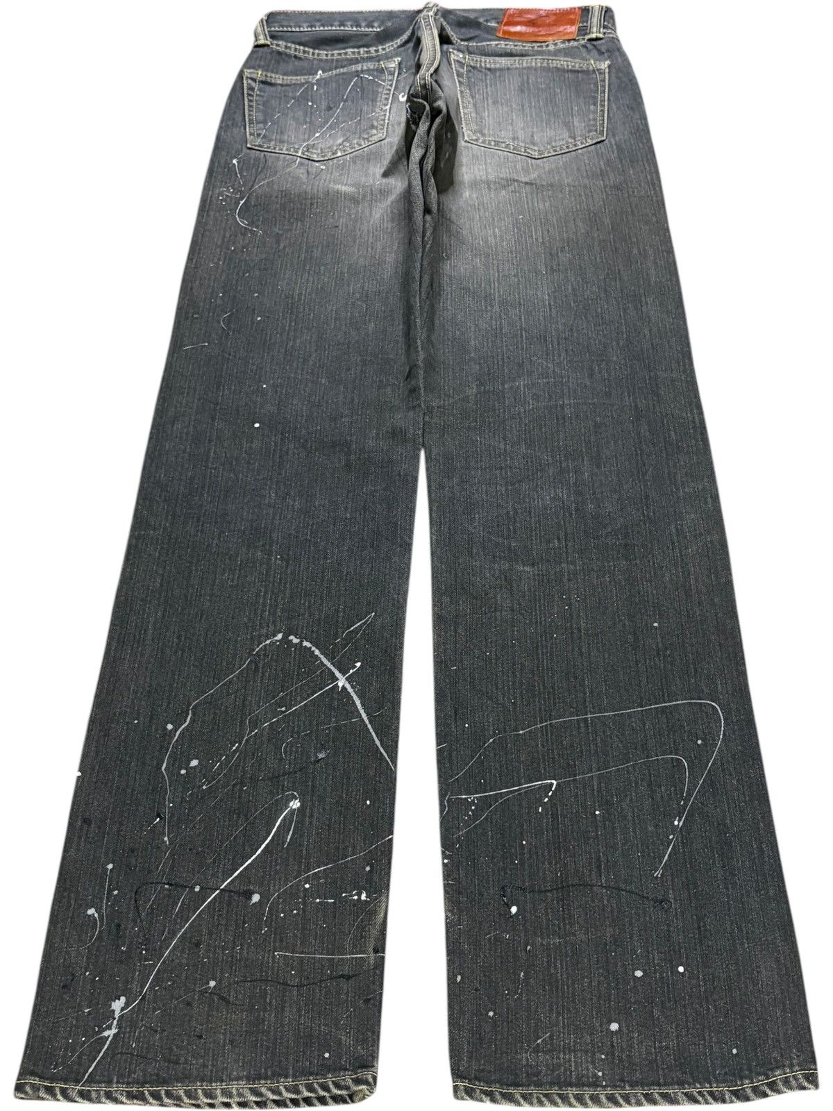 Eternal × Japanese Brand Vintage Japanese Eternal Mud Wash Painted Distressed Jeans Size US 28 / EU 44 - 2 Thumbnail