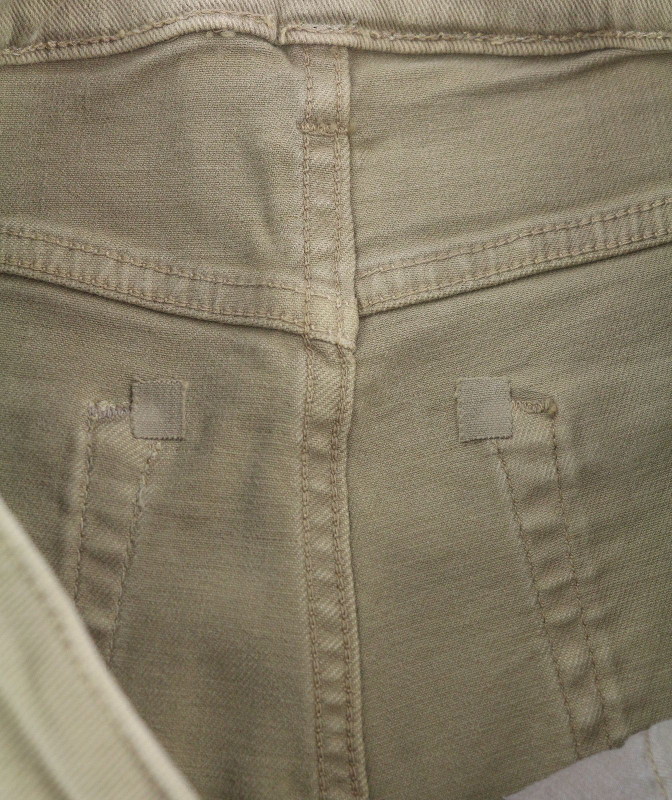 R13 BOY STRAIGHT 28 Khaki Stretch Washed Ankled Light 86308 Size 28" / US 6 / IT 42 - 14 Thumbnail