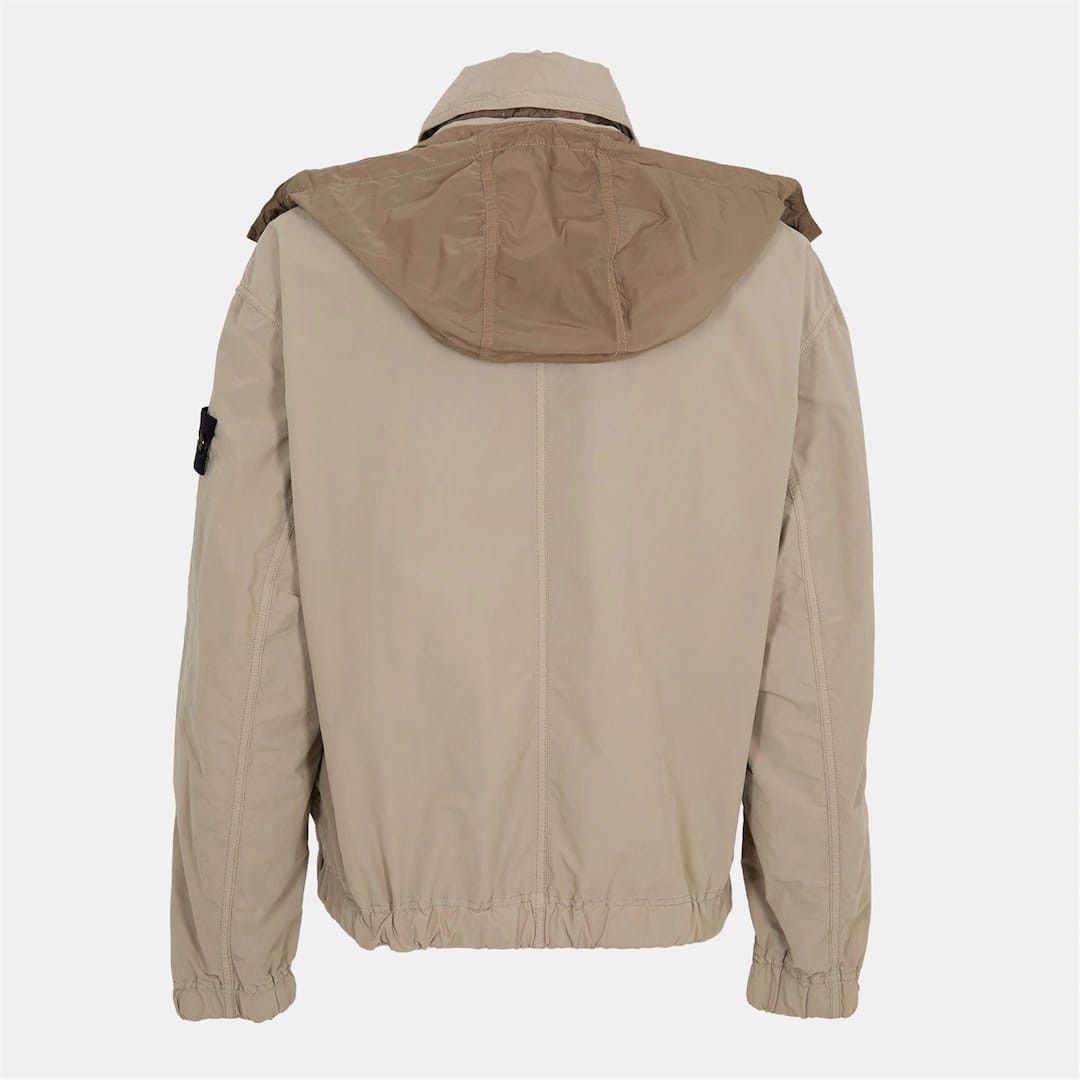 Stone Island o1g2r1mq0526 Technical Coach Jacket in Beige Size US M / EU 48-50 / 2 - 2 Thumbnail