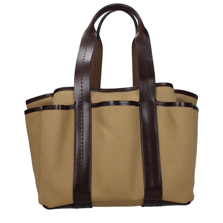 Max Mara ob1o1e1124 Size: OS / Fabric Handbag in Brown Size ONE SIZE - 3 Thumbnail