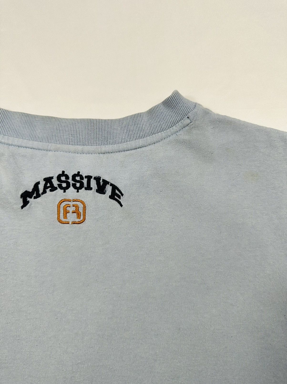 Other Y2K Freaky Massive Streetwear 2000s Denim Graphic T Shirt Size US L / EU 52-54 / 3 - 8 Thumbnail
