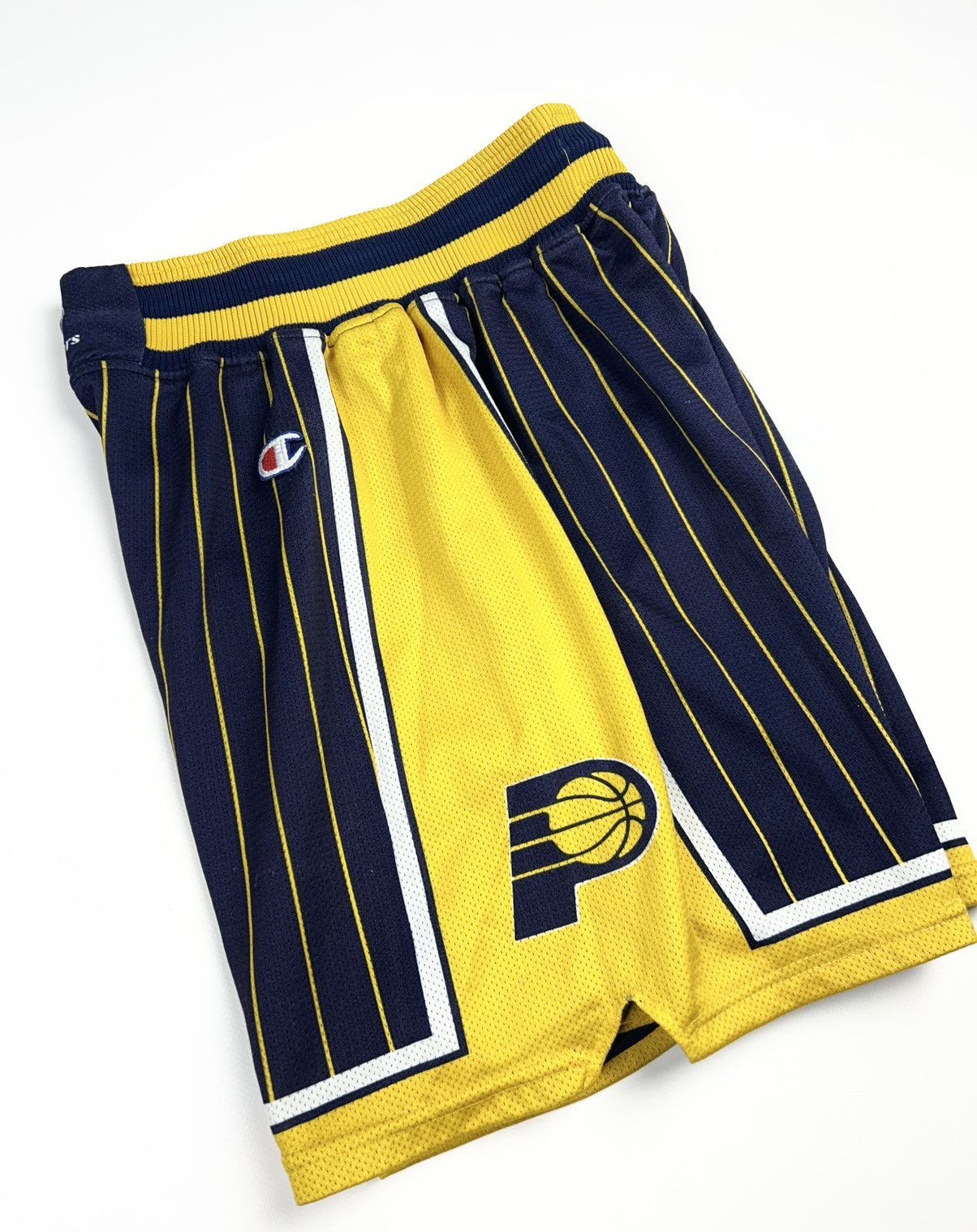 Champion × NBA × Vintage Vintage Champion Pacers NBA Basketball shorts Size US 32 / EU 48 - 3 Thumbnail