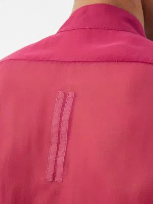 Rick Owens o1y0325 Solid Color Shirt in Fuschia Size US S / EU 44-46 / 1 - 3 Thumbnail