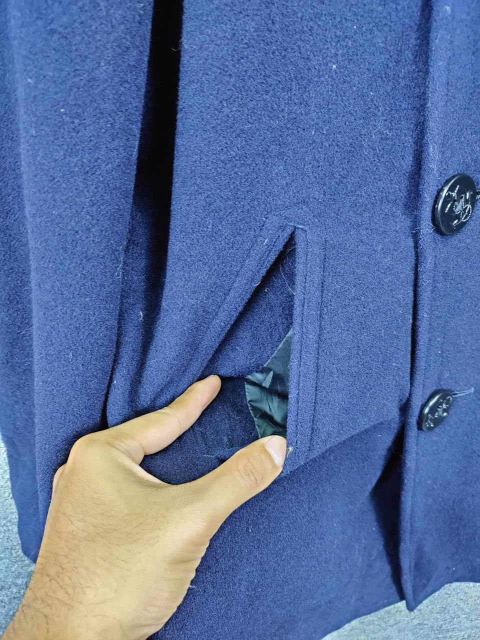 Polo Ralph Lauren Vintage Polo Ralph Lauren Wool Double Breasted Coat Size US M / EU 48-50 / 2 - 7 Thumbnail