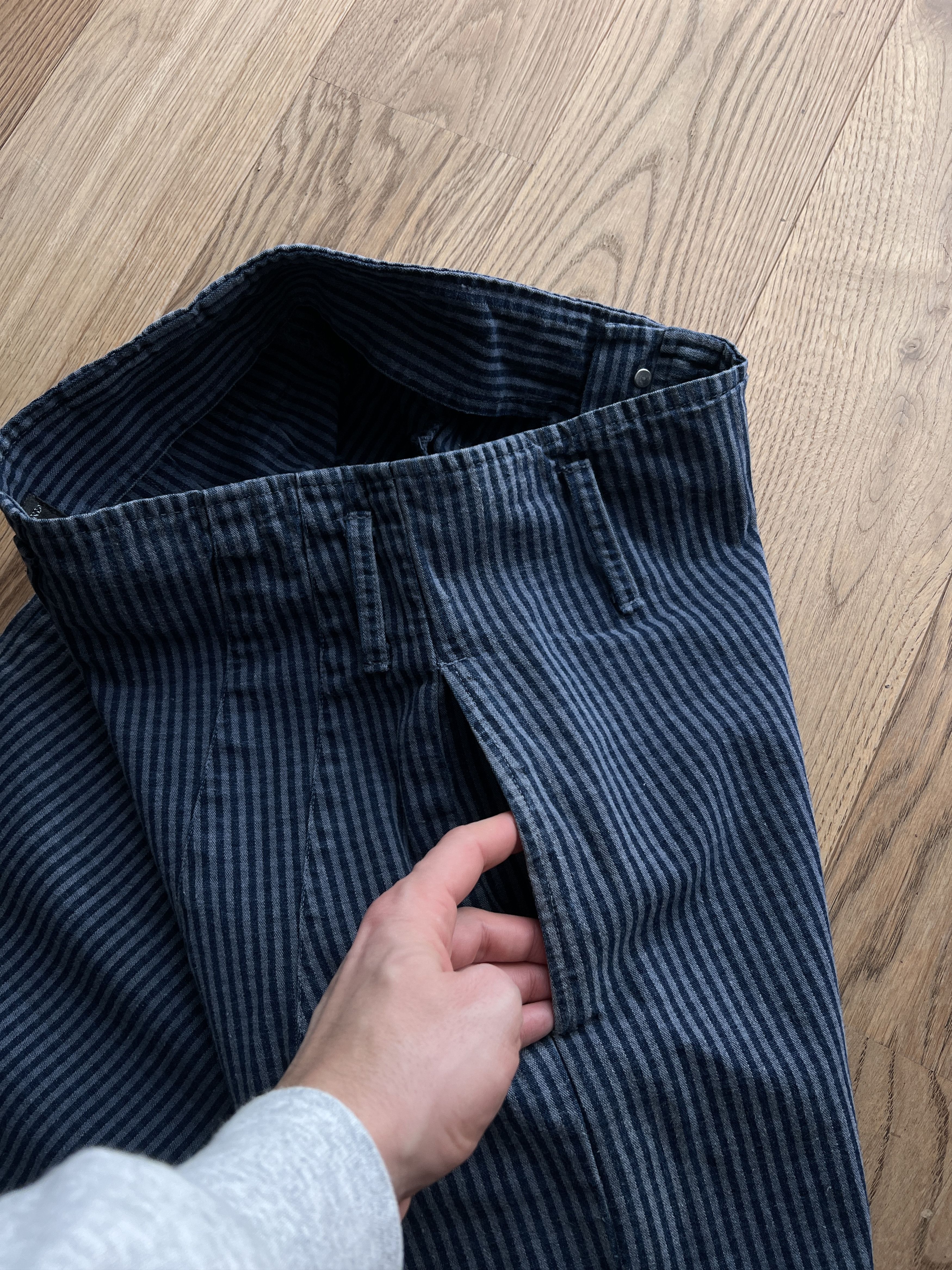 Joe Casely Hayford London UK British designer high rise pant
