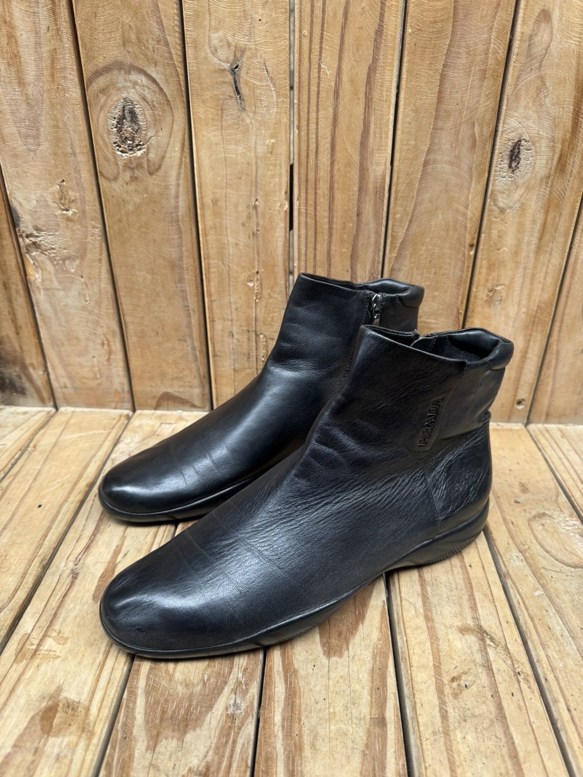 Prada PRADA Sports Black Black Women’s Boots USA 8.5 UK 5.5 Size US 8.5 / IT 38.5 - 9 Thumbnail