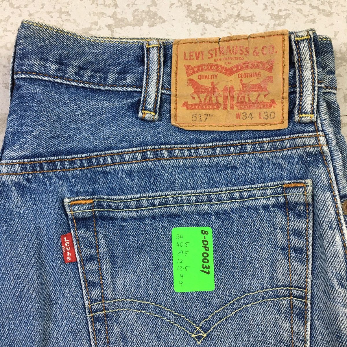 Levi's × Vintage Levis 517 Light Blue Washed Vintage Style Jeans Size US 34 / EU 50 - 12 Thumbnail