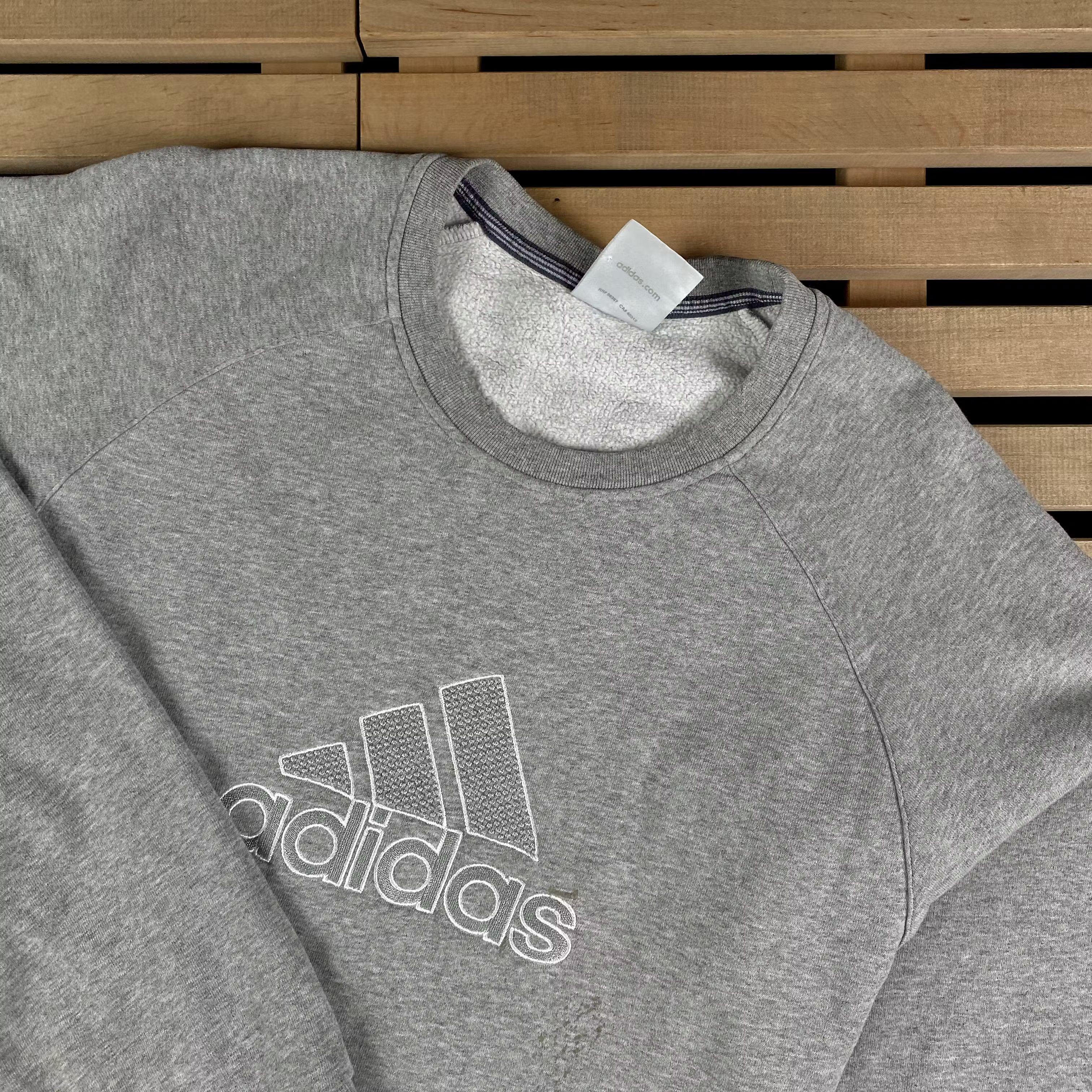 Adidas × Vintage Mens Sweatshirt Adidas Vintage Big Logo Size M Size US M / EU 48-50 / 2 - 2 Thumbnail