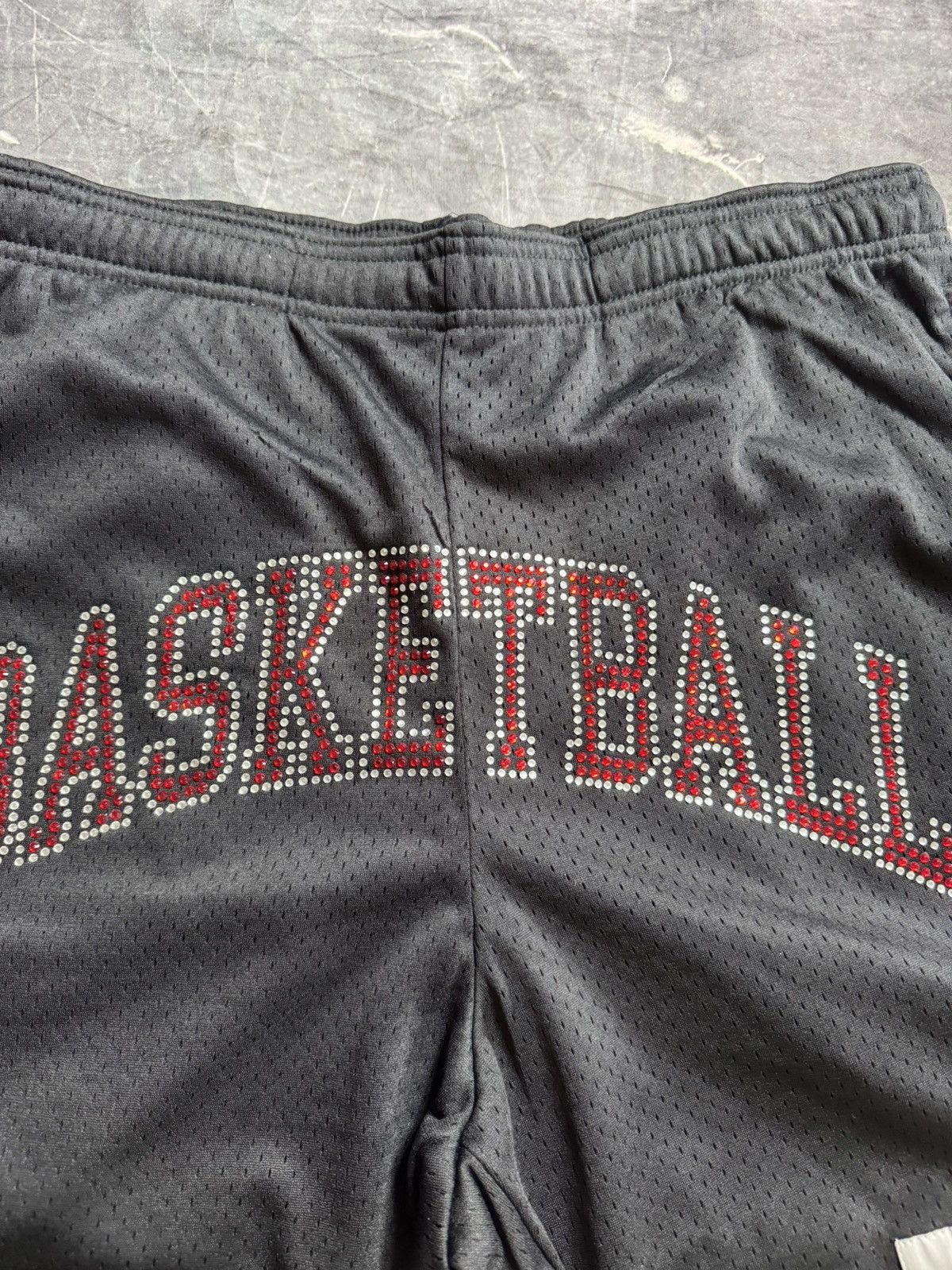 Heron Preston Basketball Skateboards Crystal Mesh Shorts in Black Size US 32 / EU 48 - 3 Thumbnail