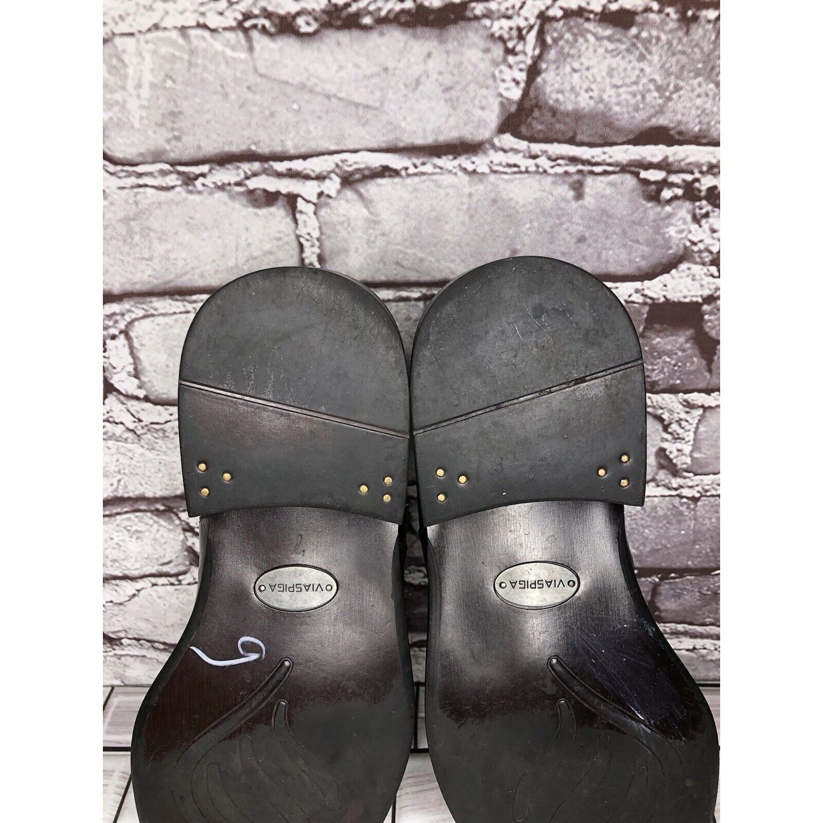 Other Via Spiga Delano Black Leather Pointed Loafers Dress Shoes M Size US 7 / EU 40 - 8 Thumbnail