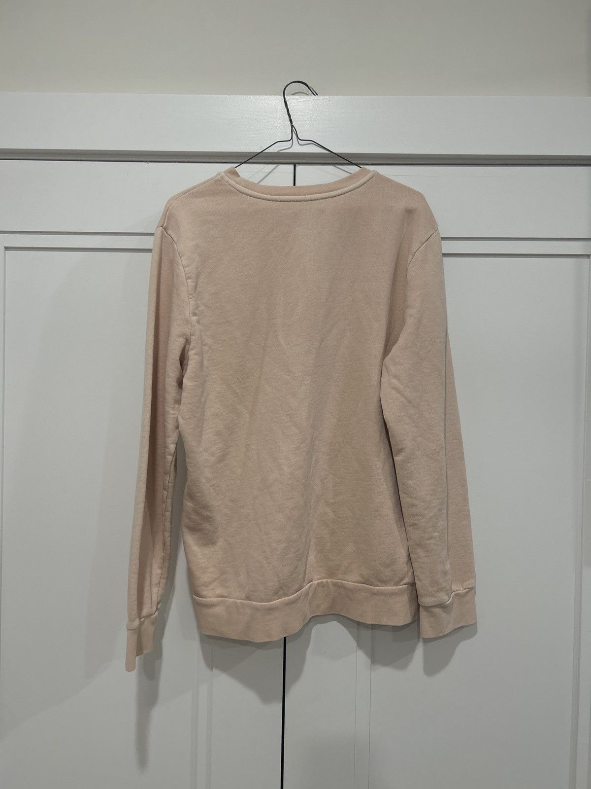 A.P.C. A.P.C. Light Pink Script Logo Crewneck Sweatshirt Size US L / EU 52-54 / 3 - 2 Thumbnail