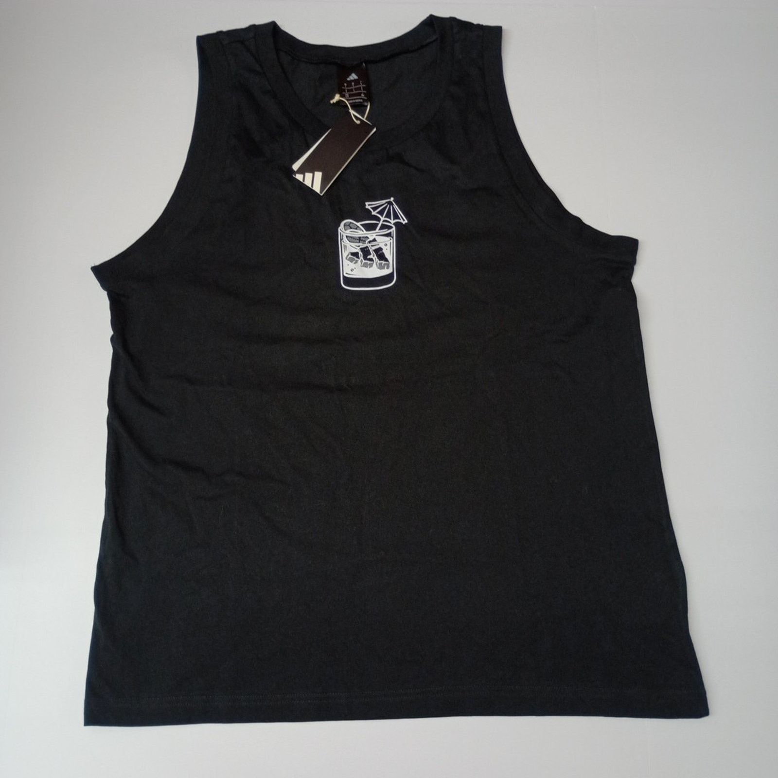 Adidas Adidas Men's Triple Regular Fit Cocktail Tank Size L Black Size US L / EU 52-54 / 3 - 1 Thumbnail