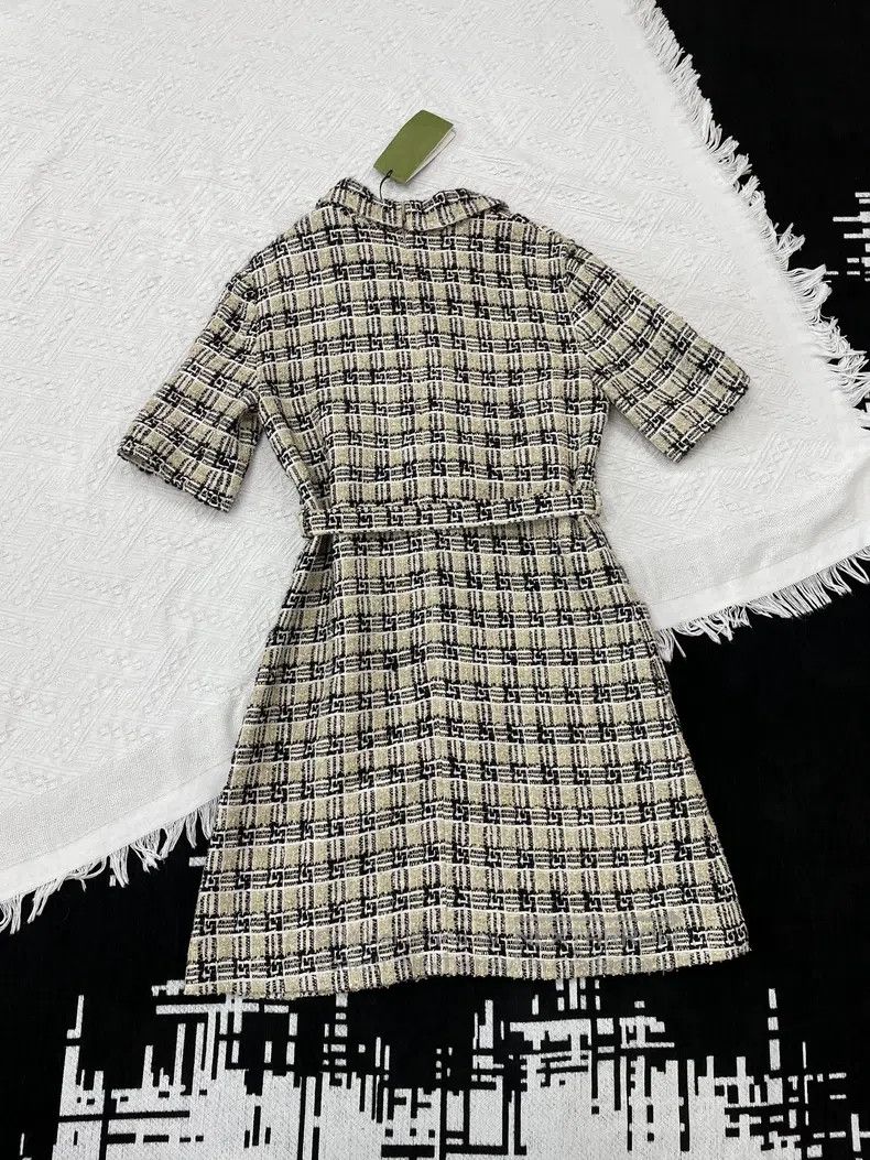 Gucci Gucci Plaid lat-tied dress Size M / US 6-8 / IT 42-44 - 3 Thumbnail