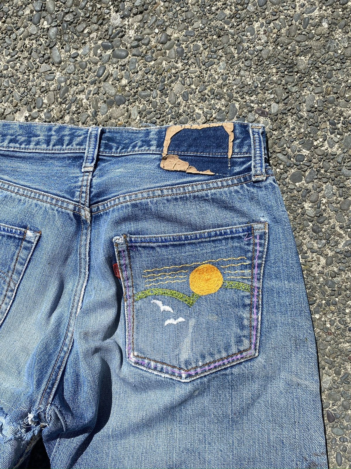 Levi's Vintage 1969 Levis Big E 501xx Selvedge Jeans USA 30 x 30 Size US 30 / EU 46 - 11 Thumbnail