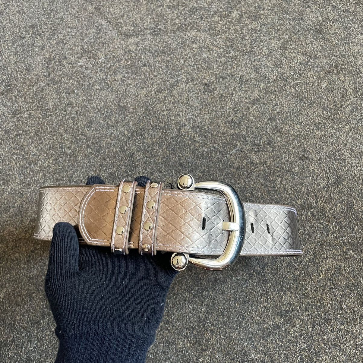 Vintage Vintage 90s Japanese Leather Belt Goth Grunge Archive OS Size ONE SIZE - 3 Thumbnail