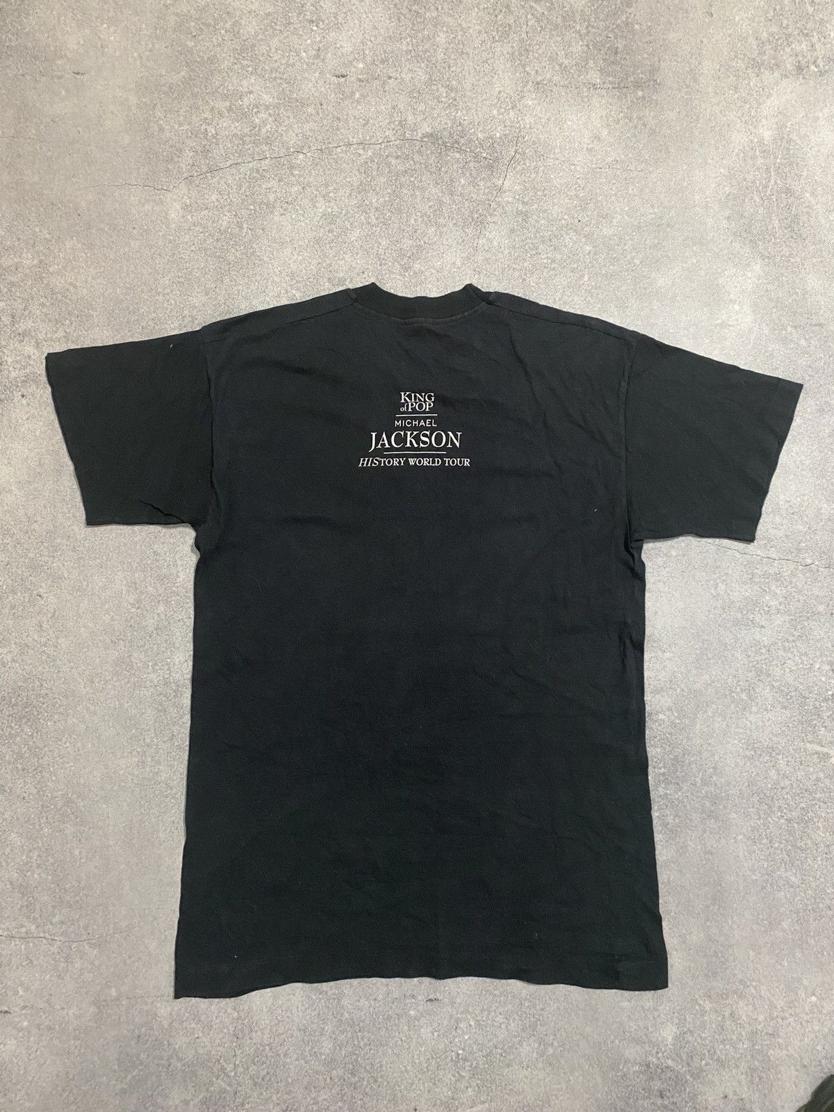 Michael Jackson 90s Michael Jackson King Of Pop History World Tour T Shirt Size US S / EU 44-46 / 1 - 8 Thumbnail