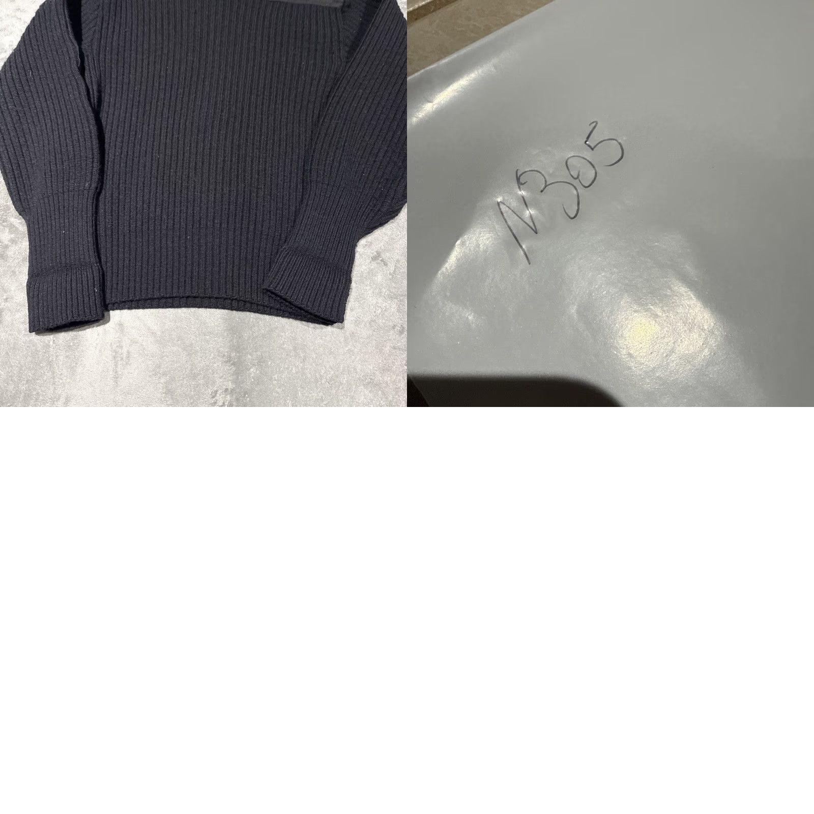 Commando VINTAGE Commando by Jack Young Mens Sweater Wool Ribbed Elbow Patch USA Size 42 Size L Black Crew Neck Knit Pullover Regular Military Army USA Men"} Size US L / EU 52-54 / 3 - 8 Thumbnail