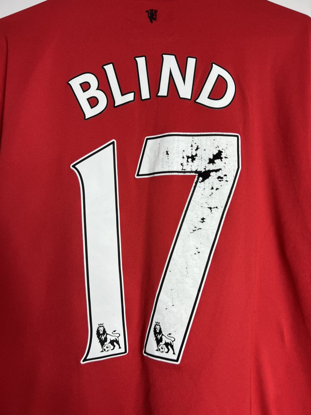 Puma Nike Manchester United 2014 Blind 17 Player Soccer Jersey Size US M / EU 48-50 / 2 - 8 Thumbnail