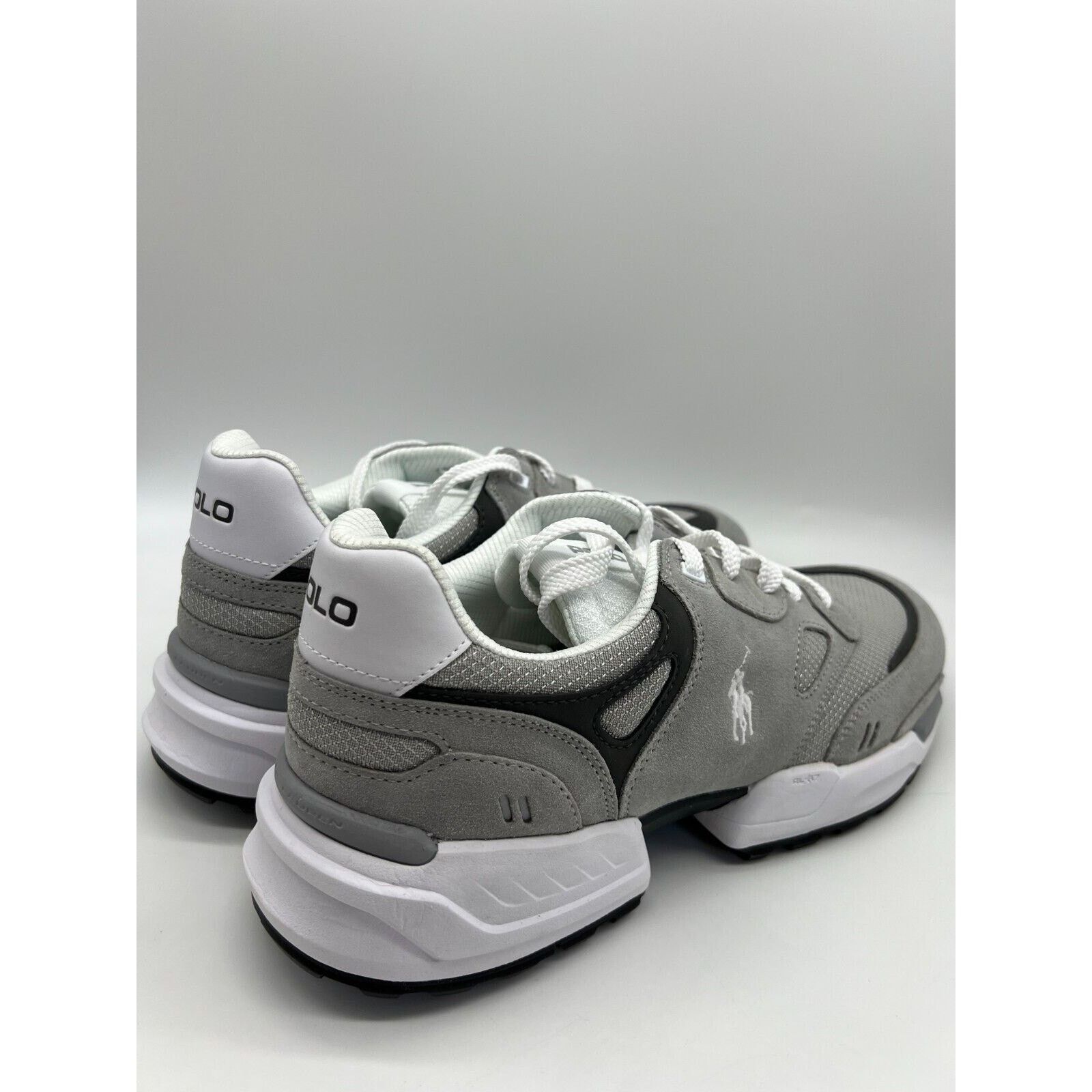 Polo Ralph Lauren Polo Ralph Lauren Men's JGR Suede/Mesh Athletic Gray Size 11 Size US 11 / EU 44 - 6 Thumbnail